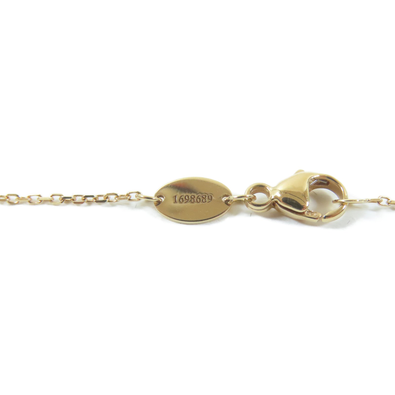 Chaumet 18K玫瑰金Jeux De Liens Necklace項鍊#40cm