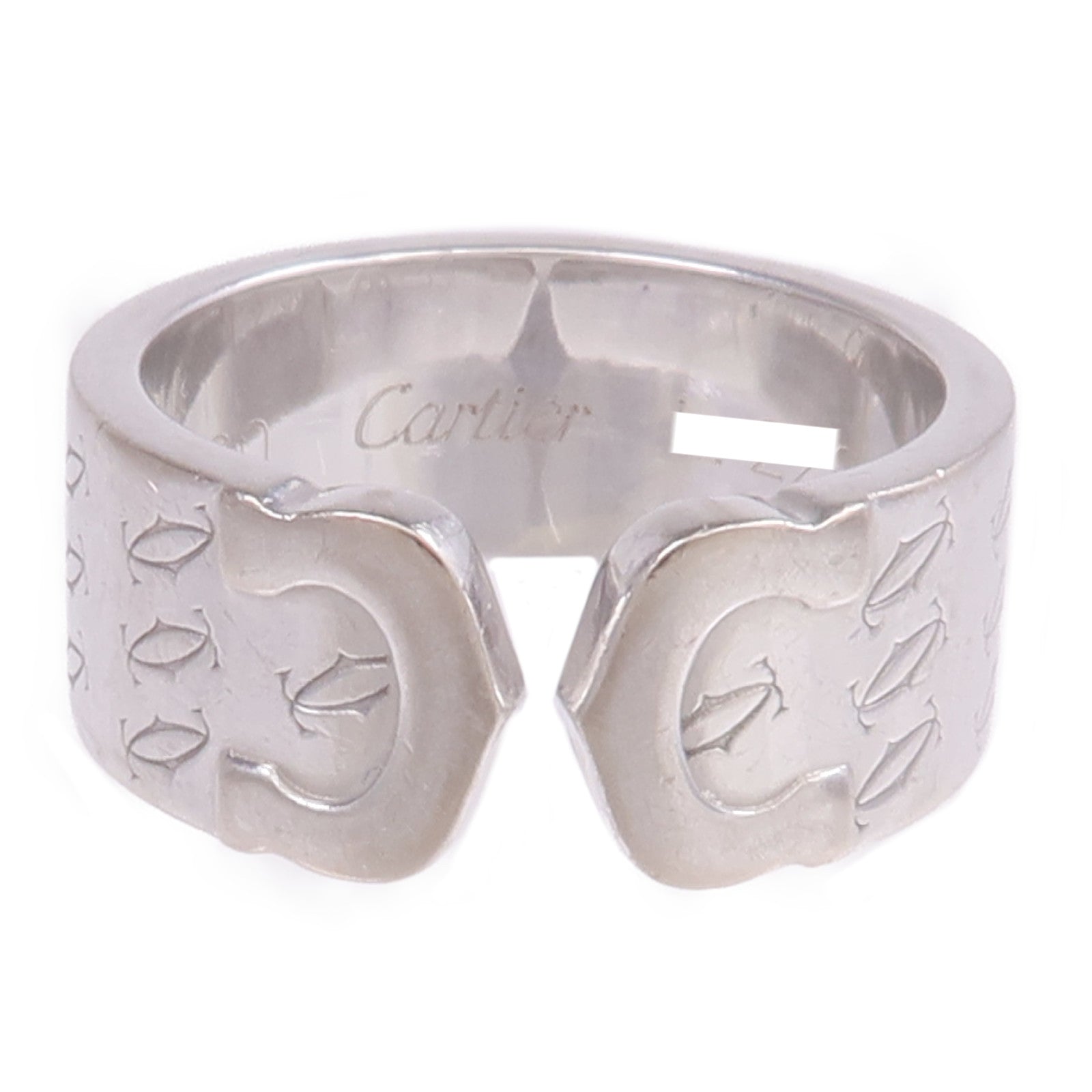 CARTIER 18K白金C2 Ring戒指Cartier#53/US#6.5