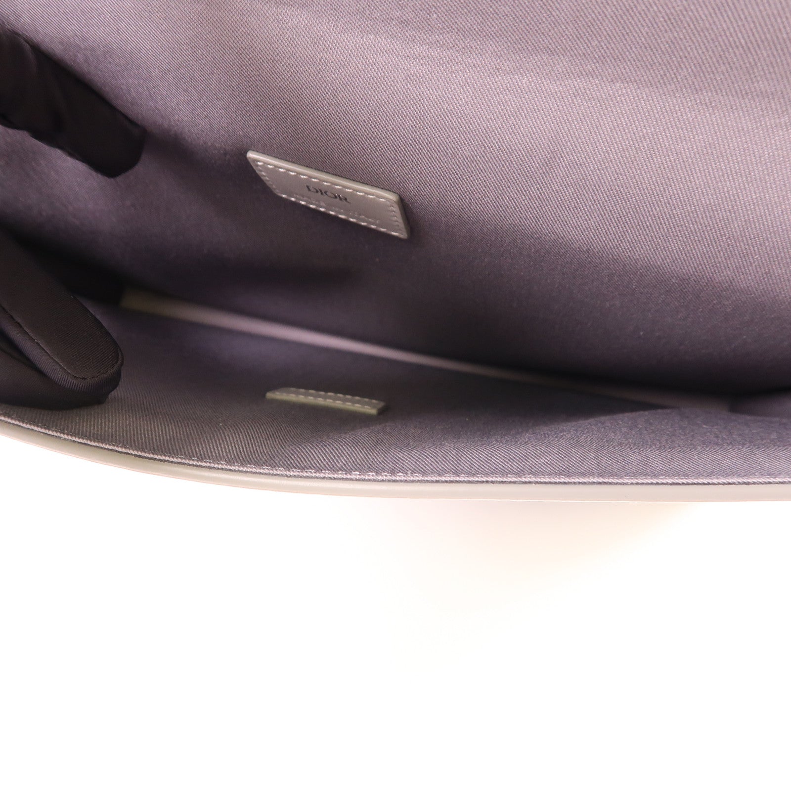 Dior CD SHW Hit The Road Clutch Bag Coated Canvas Grey