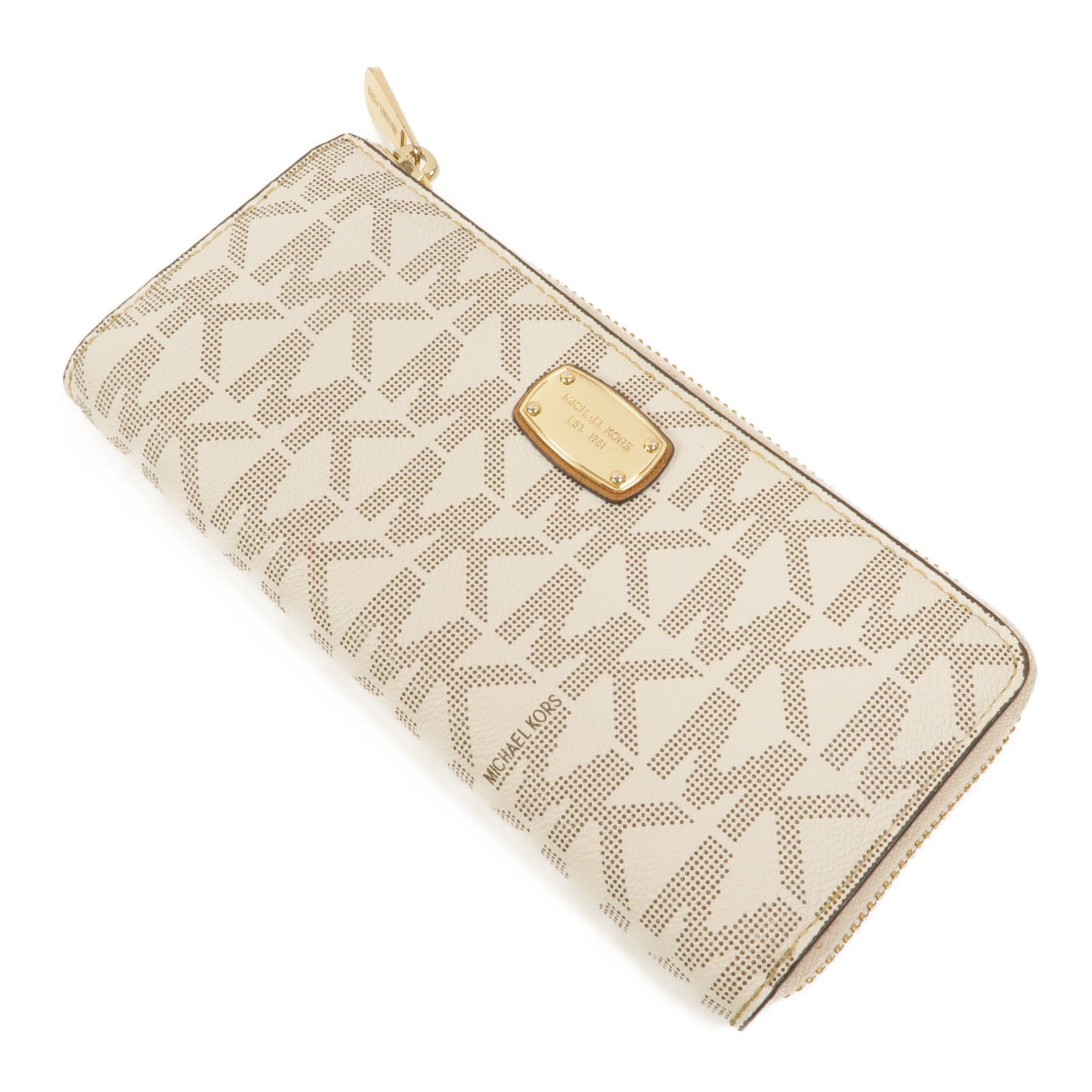 Michael Kors 塗層帆布Jet Set Travel Long Wallet長錢包