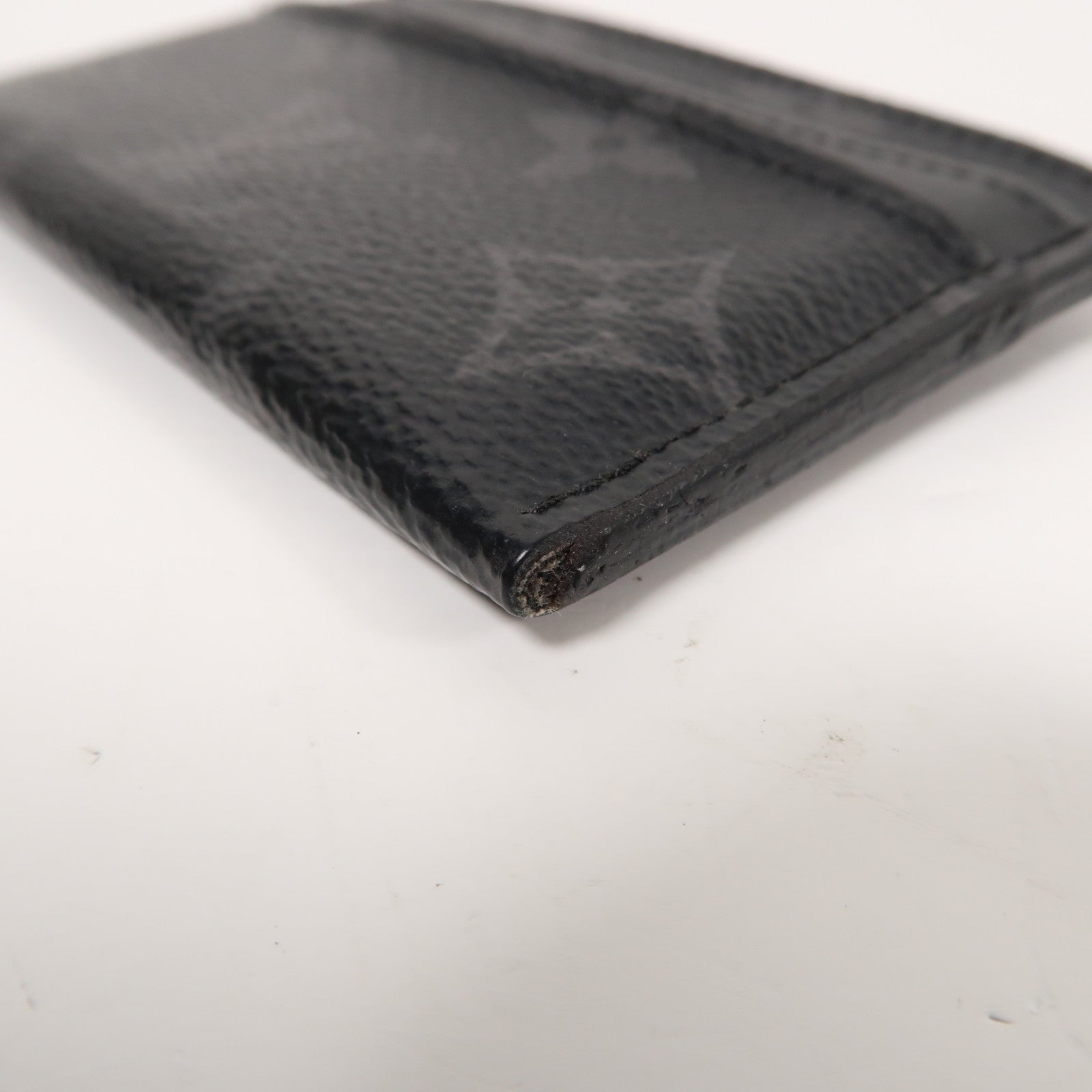 LOUIS VUITTON Monogram Eclipse Double Card Holder卡片套黑色