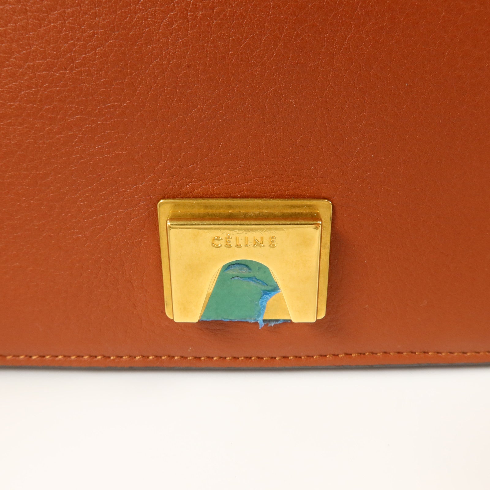 CELINE 牛皮皮革Frame Medium肩背袋