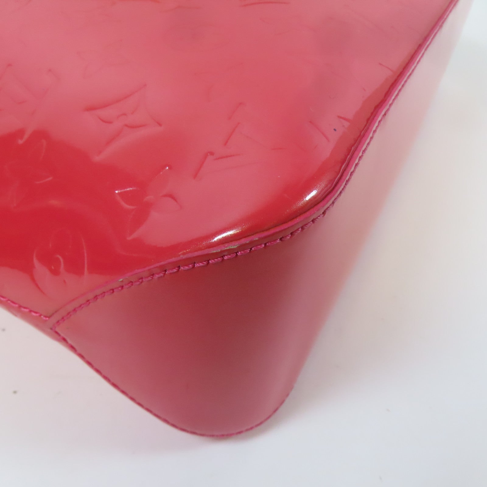LOUIS VUITTON 【激減優惠】Vernis Brentwood金扣肩背袋粉紅色