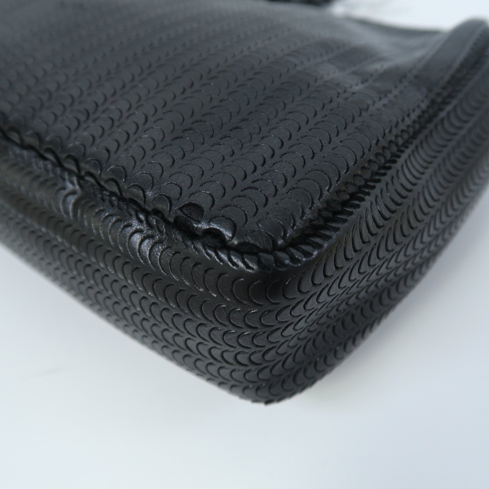 CHANEL 牛皮皮革Shoulder Bag鏈帶肩背袋黑色