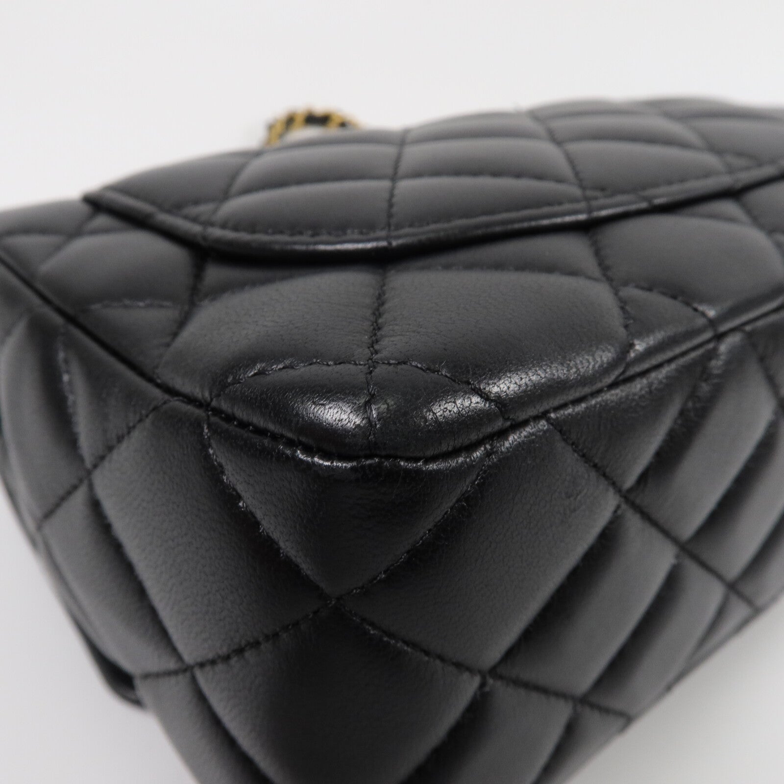 CHANEL 羊皮皮革Chain Shoulder鏈帶肩背袋