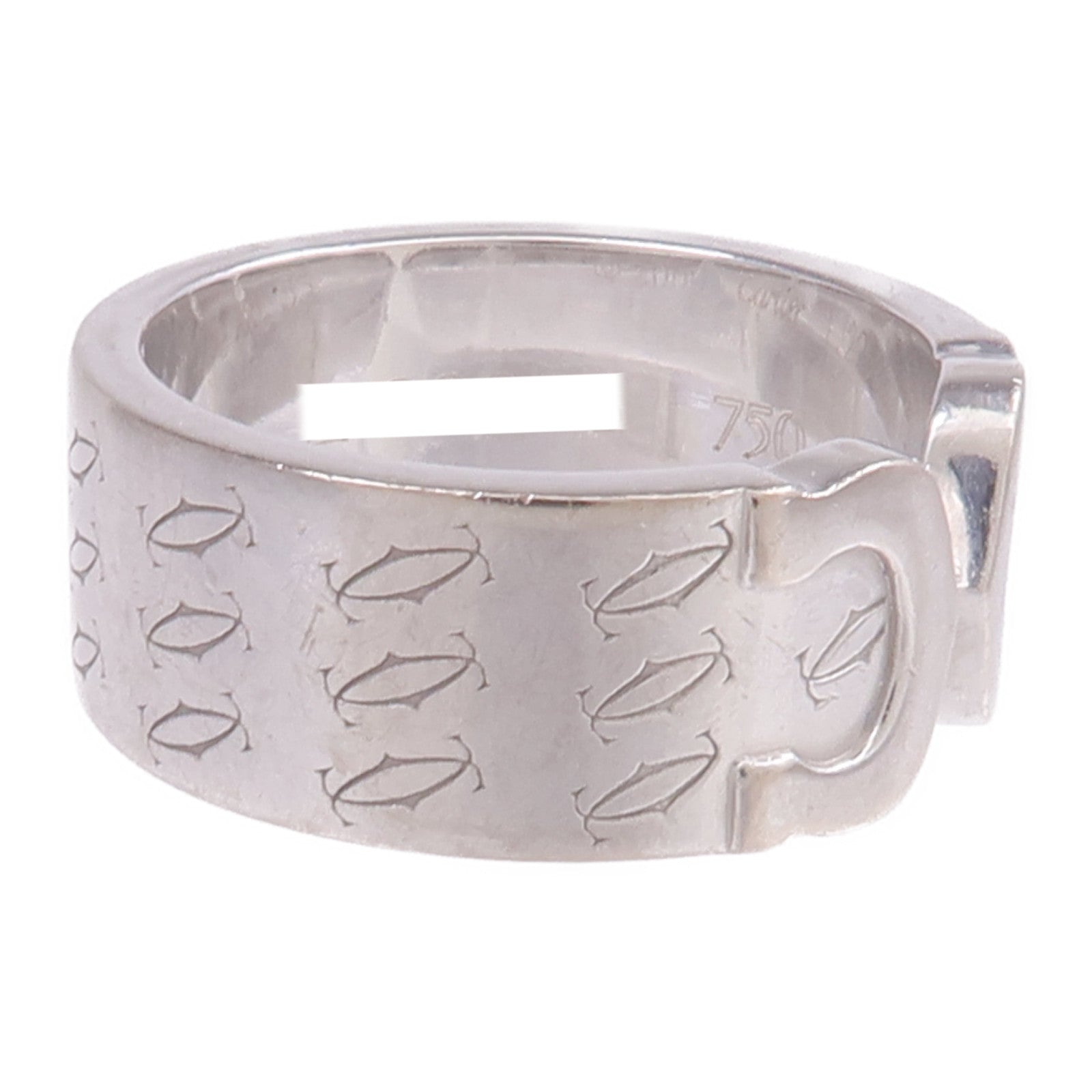 CARTIER 18K白金C2 Ring戒指Cartier#53/US#6.5