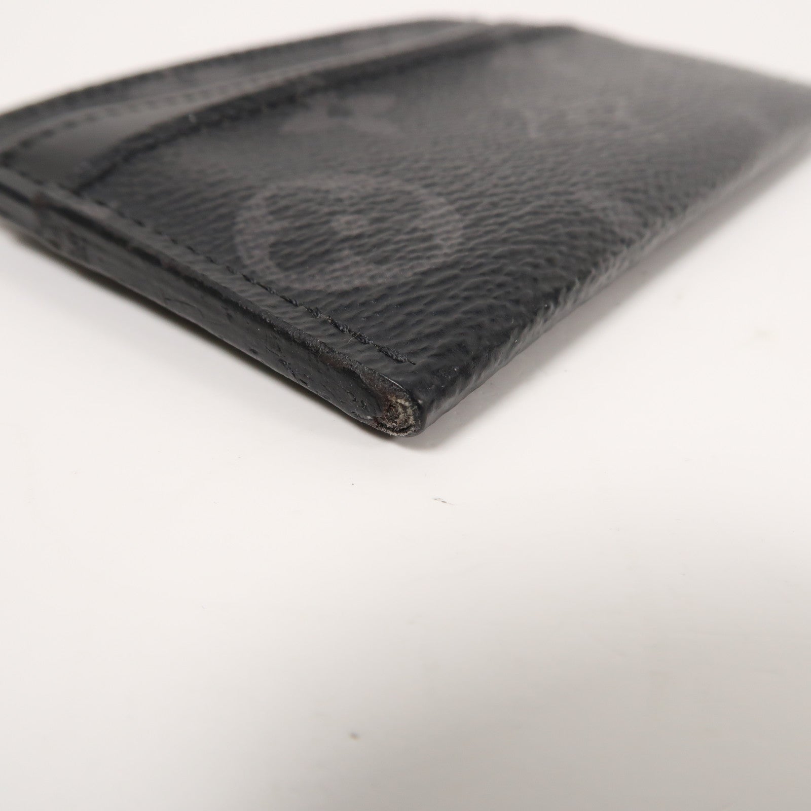 LOUIS VUITTON Monogram Eclipse Double Card Holder卡片套黑色