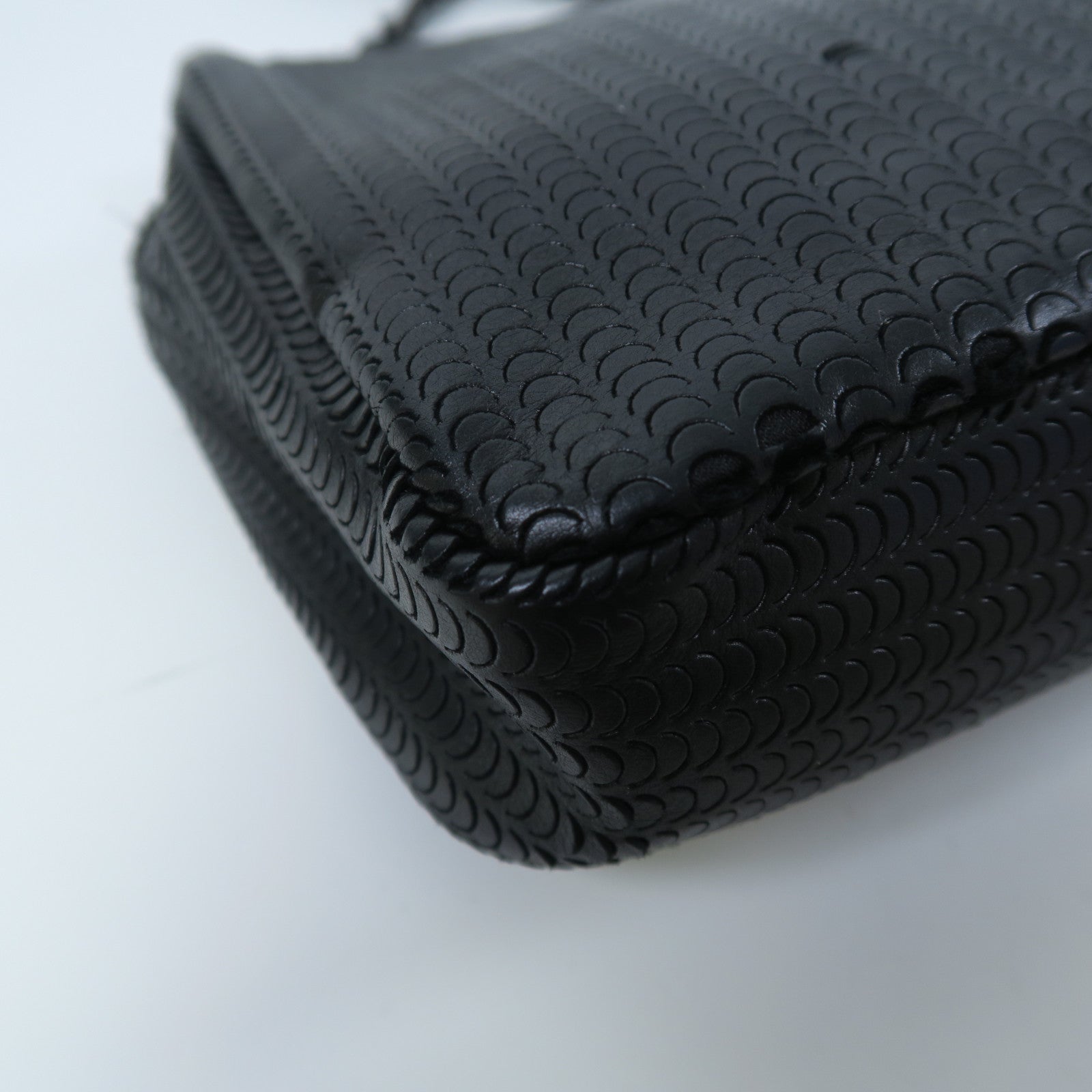 CHANEL 牛皮皮革Shoulder Bag鏈帶肩背袋黑色