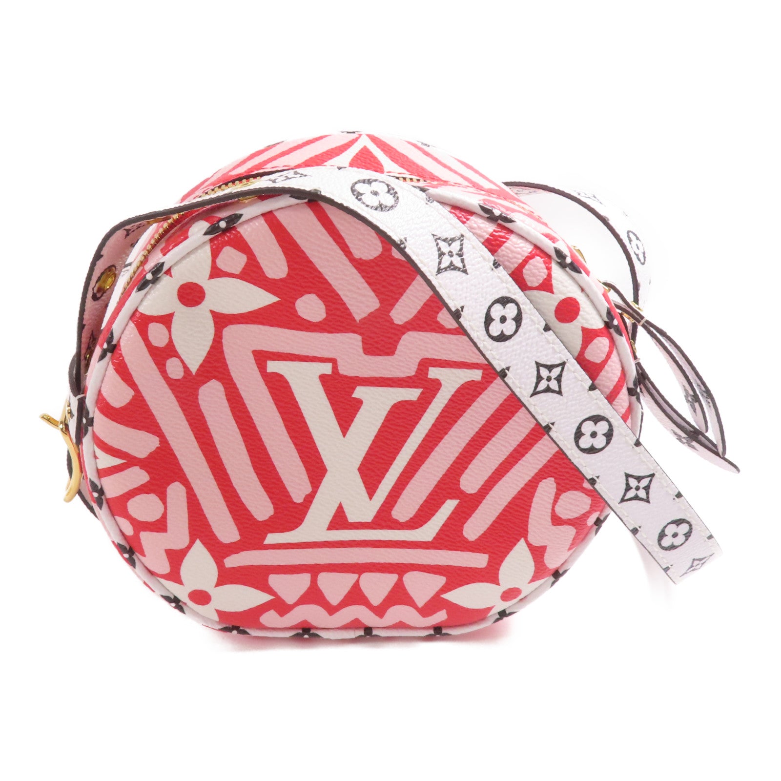 LOUIS VUITTON Monogram Giant Crafty Boite Chapoe Soupe金扣肩背袋