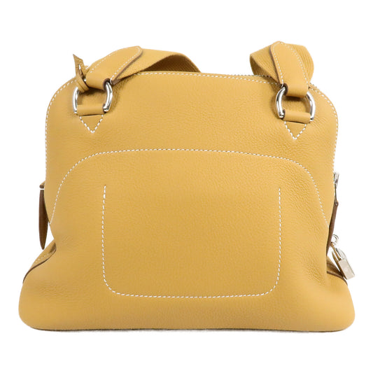 HERMES Togo皮革Bolide Messenger肩背袋Naturel Sable