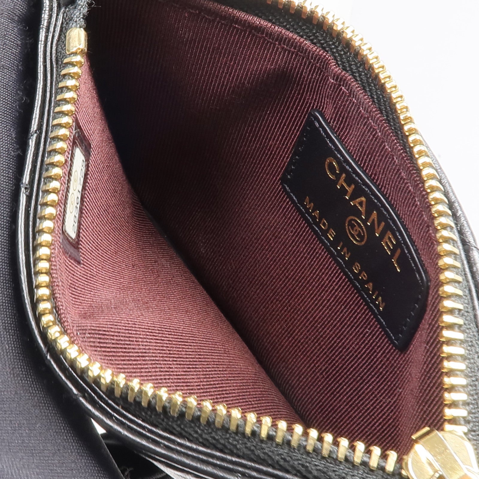 CHANEL 羊皮皮革2.55 Card Case卡片套