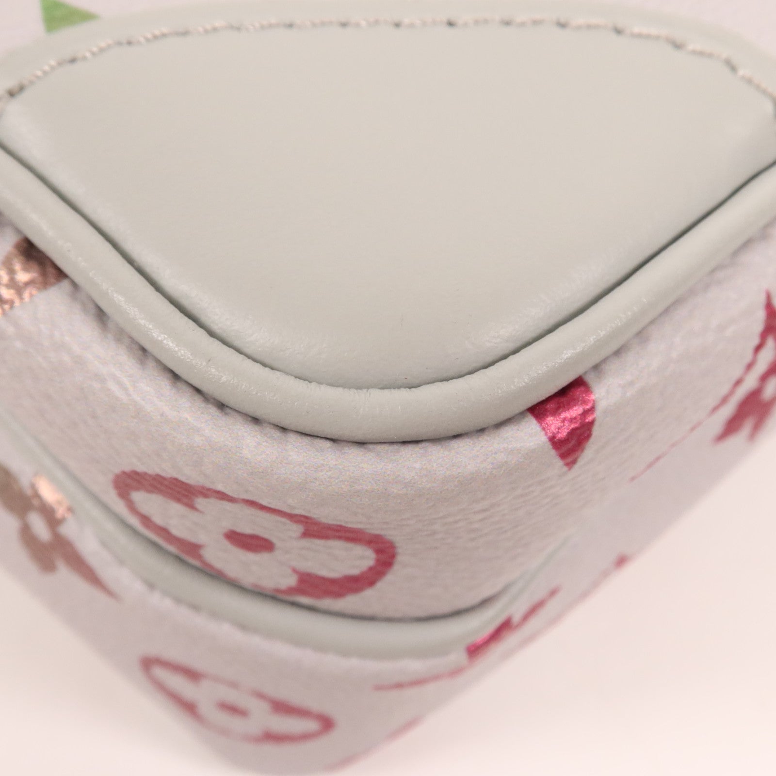 LOUIS VUITTON Monogram Iridescent Nile NM Bag Messenger銀扣手挽肩背兩用袋