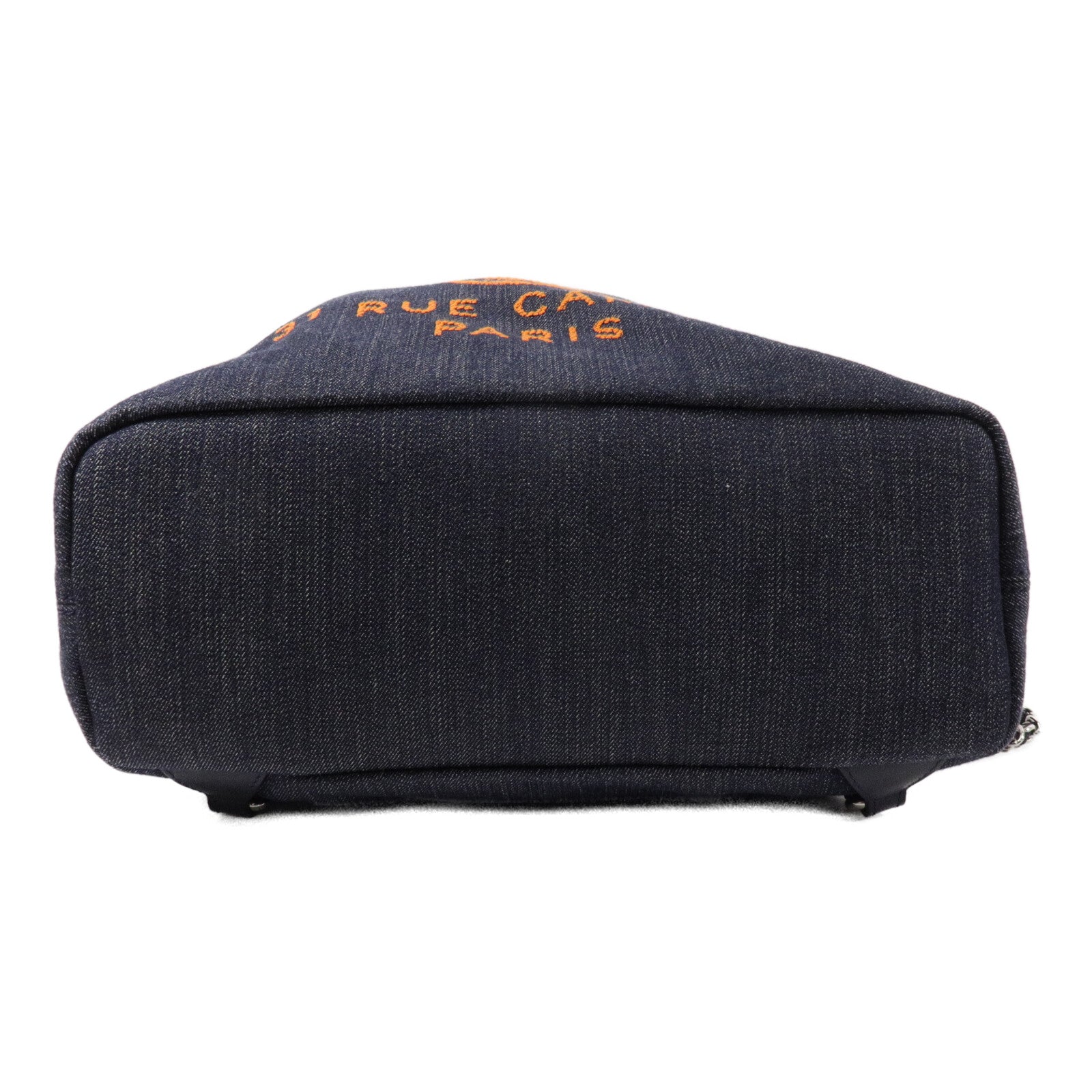 CHANEL 帆布Deauville Backpack鏈帶背包