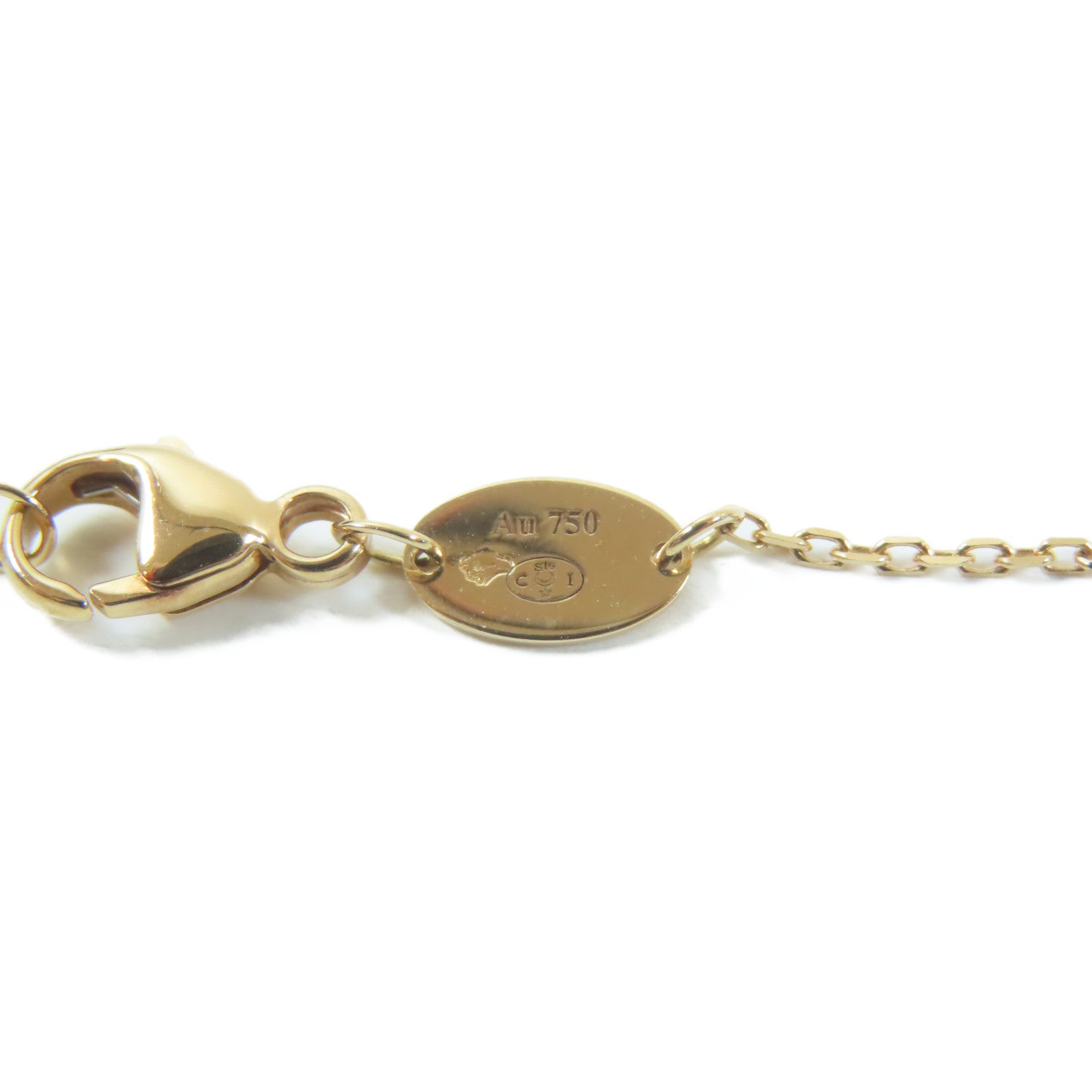 Chaumet 18K玫瑰金Jeux De Liens Necklace項鍊#40cm