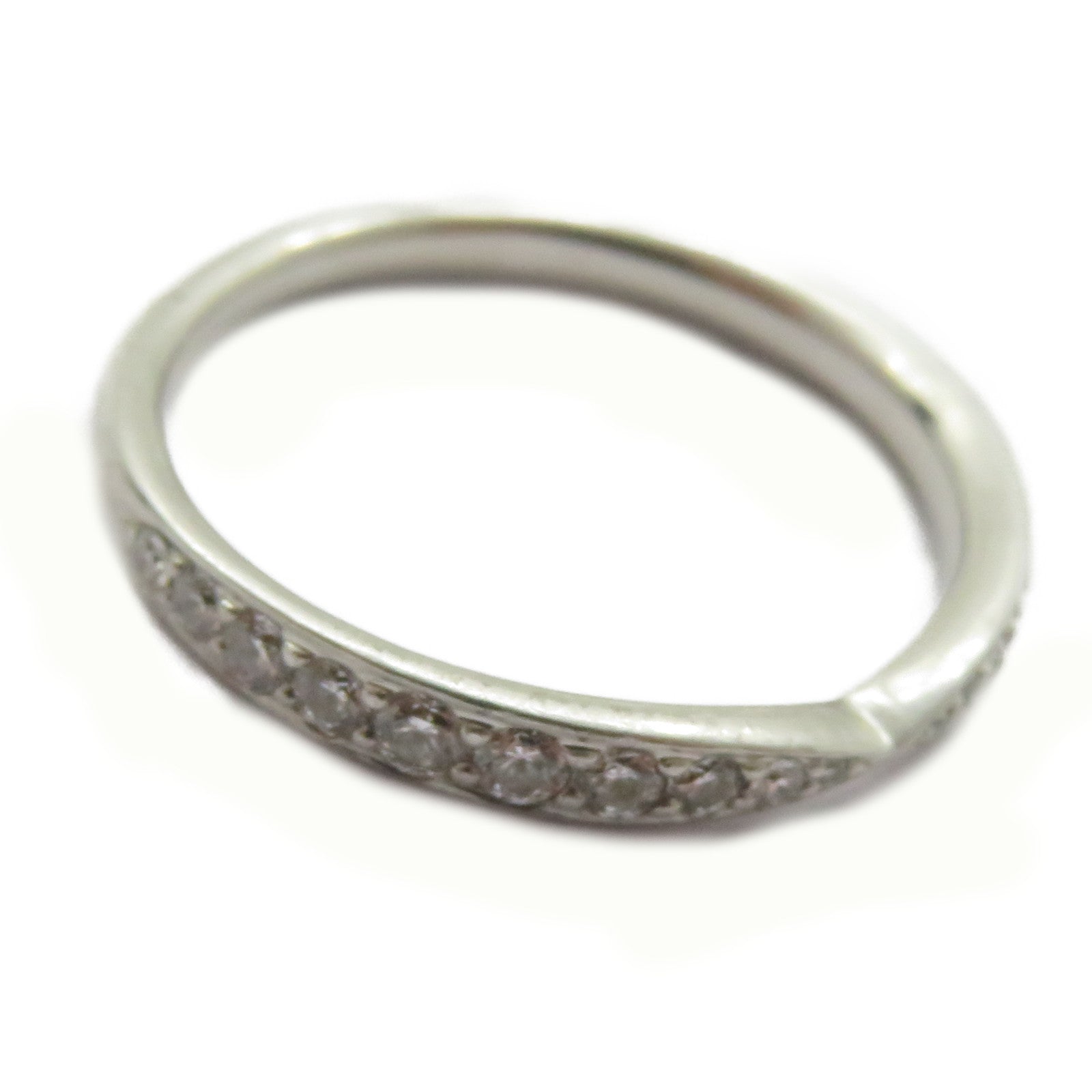 TIFFANY＆CO PT950鉑金Harmony Diamond Ring鑽石戒指US#5.5