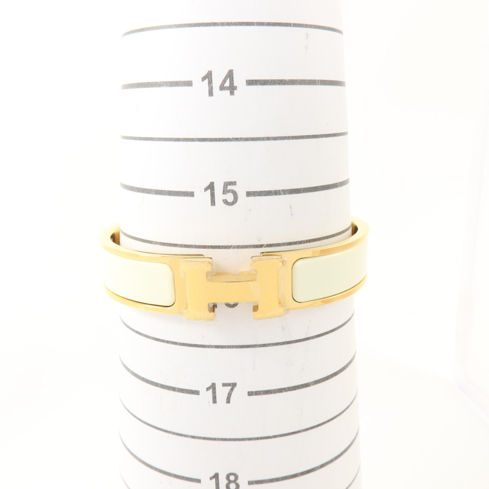 HERMES 金屬/琺瑯Clic H Bracelet金扣手鏈