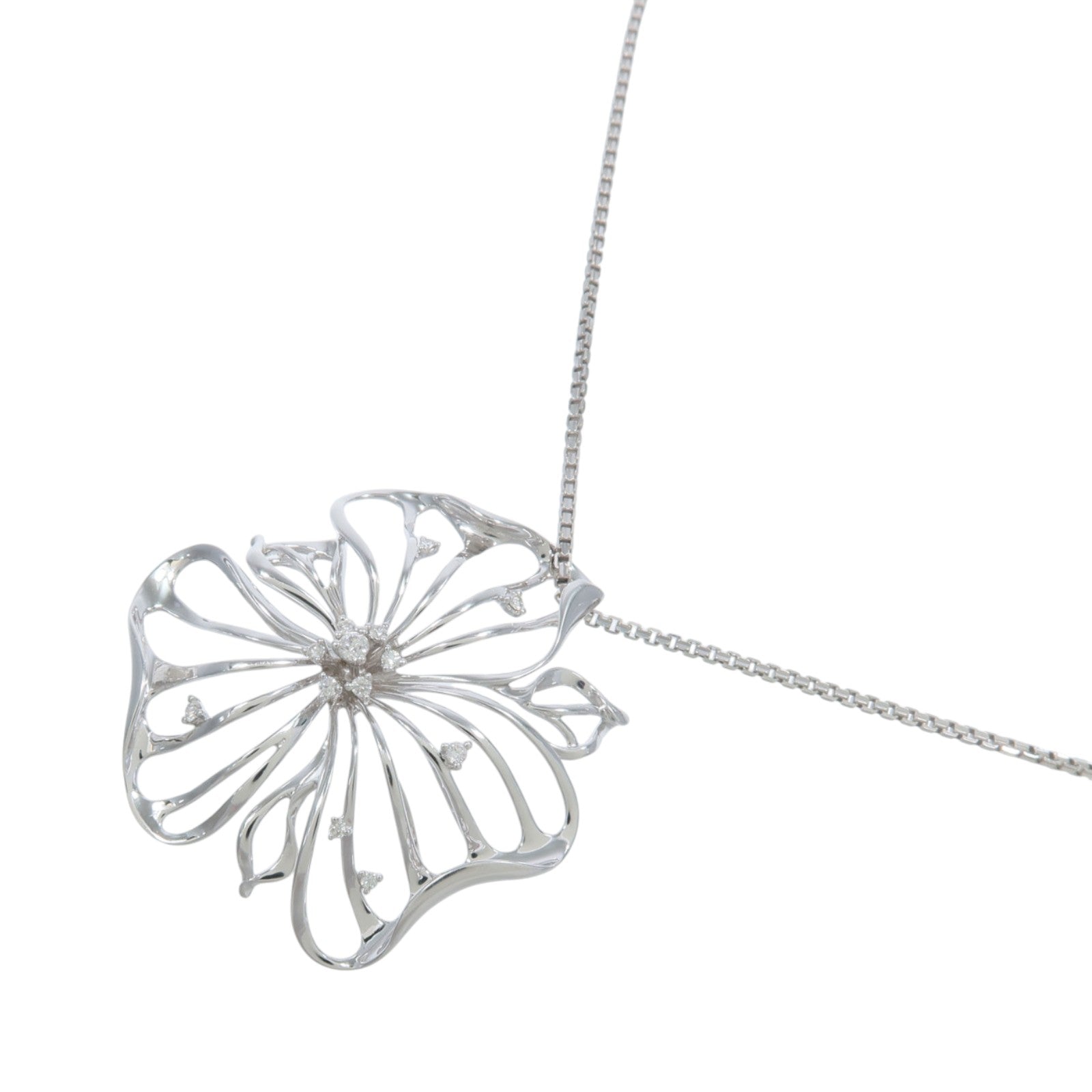 JEWELRY 18K白金Diamond Necklace鑽石項鍊