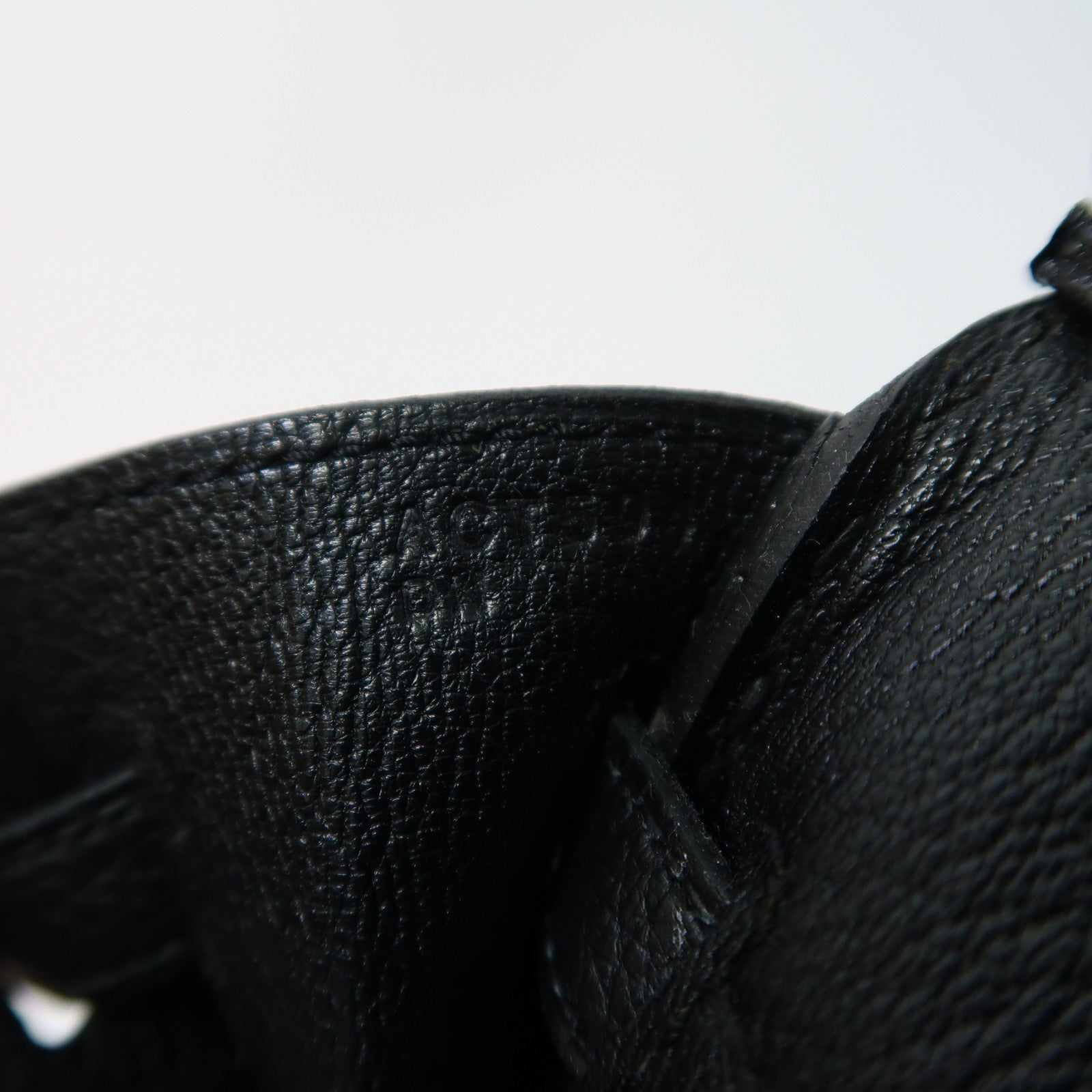 HERMES Togo皮革Birkin 25銀扣手挽袋Noir/黑色
