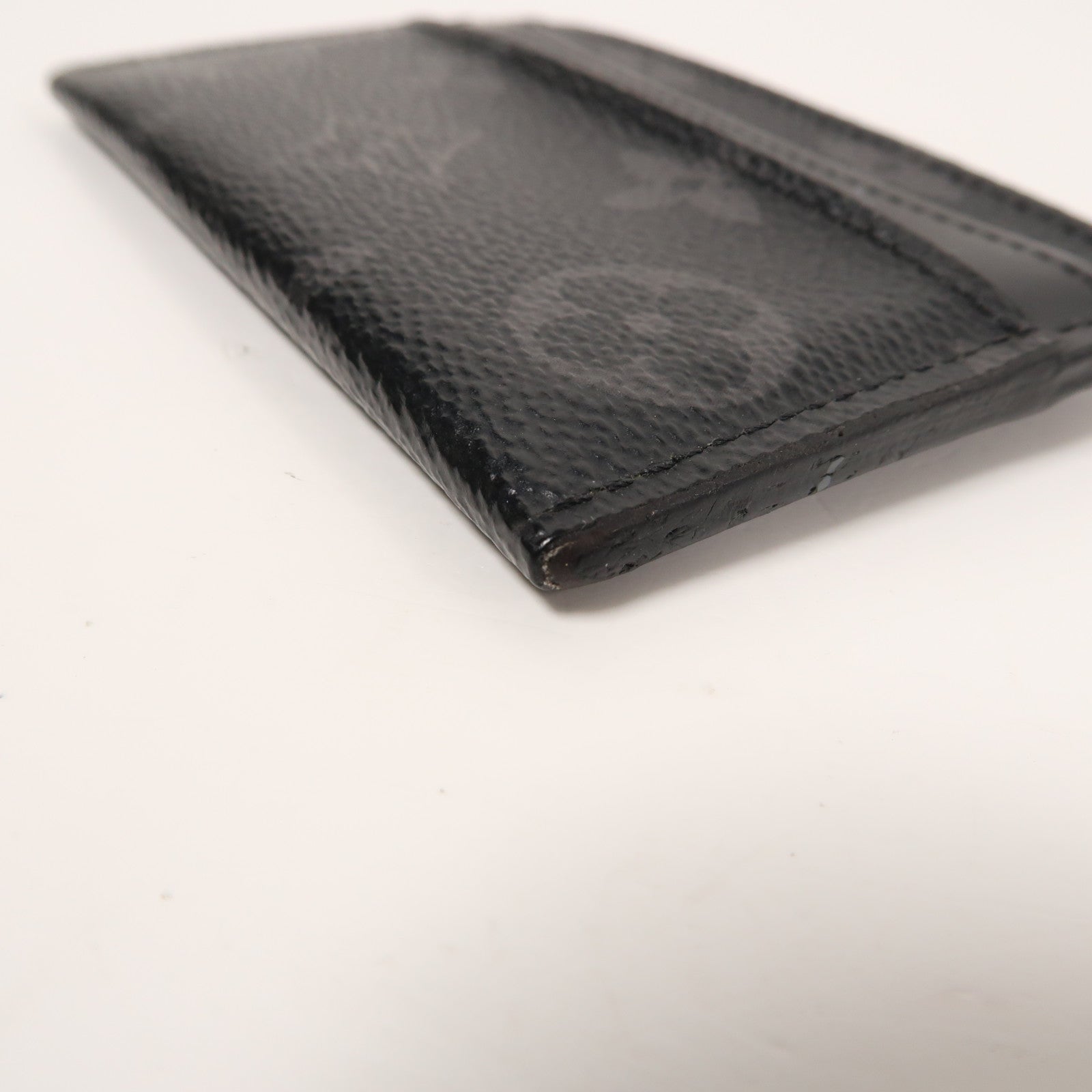 LOUIS VUITTON Monogram Eclipse Double Card Holder卡片套黑色