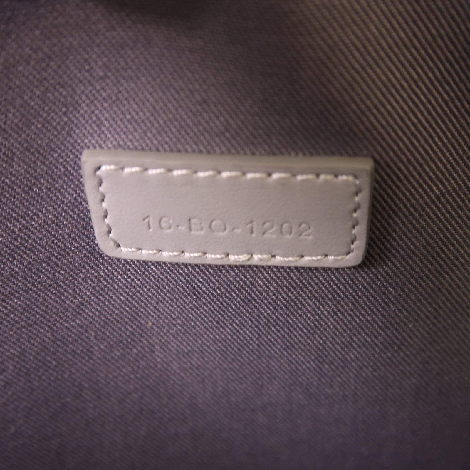 Dior CD SHW Hit The Road Clutch Bag Coated Canvas Grey