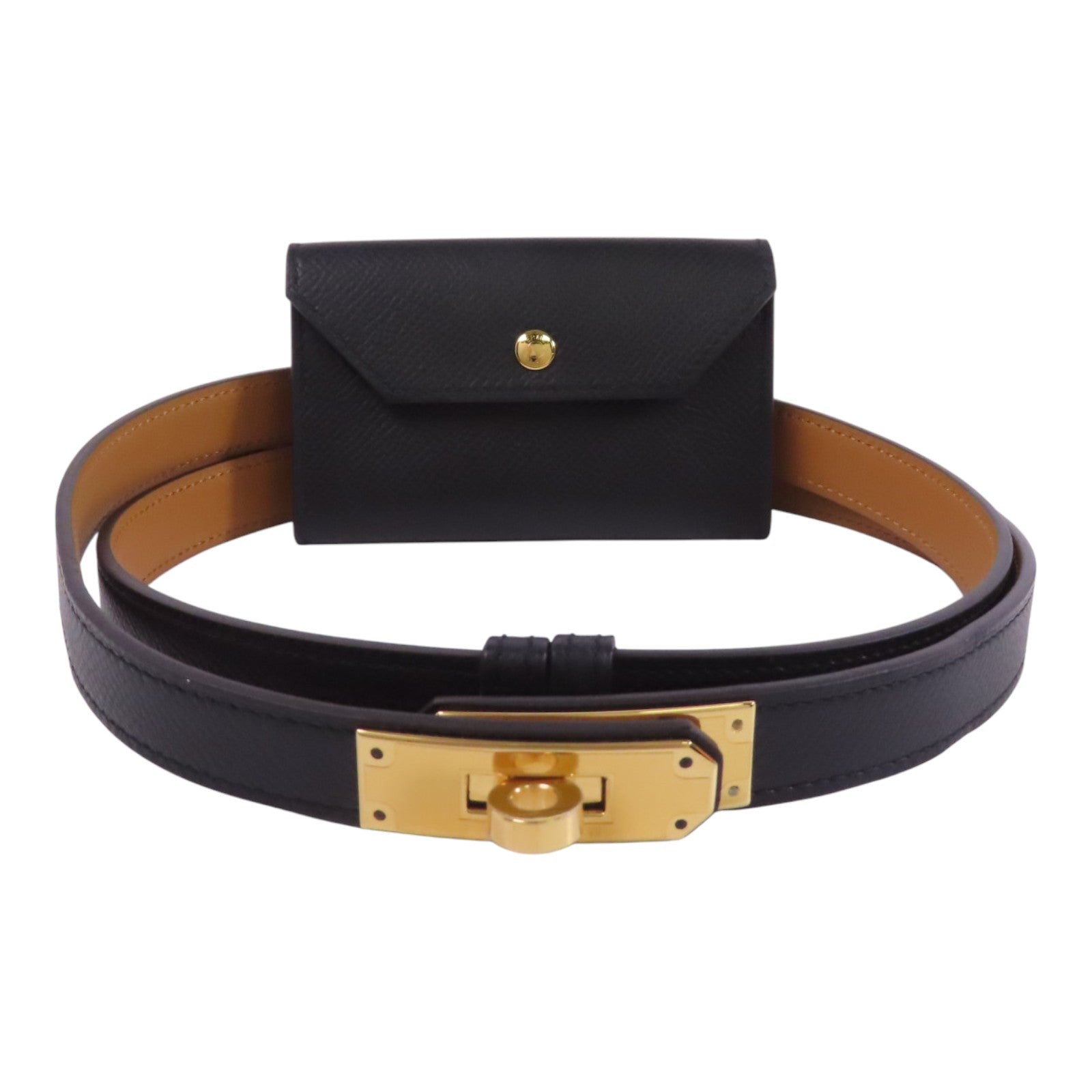 HERMES Epsom皮革Pocket 18 Belt金扣皮帶