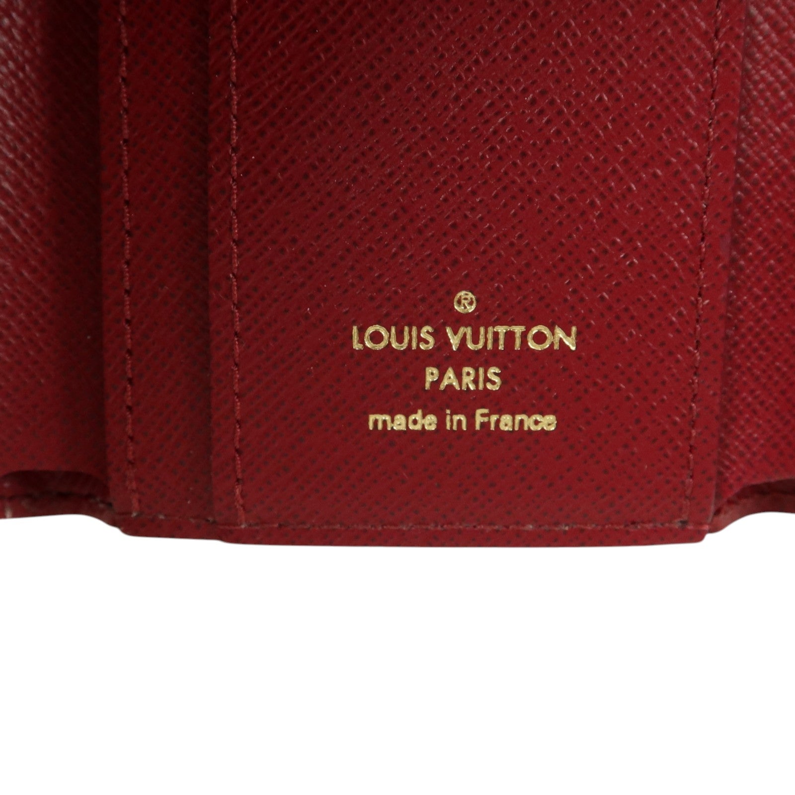 LOUIS VUITTON Monogram/牛皮皮革Zoe Wallet金扣錢包
