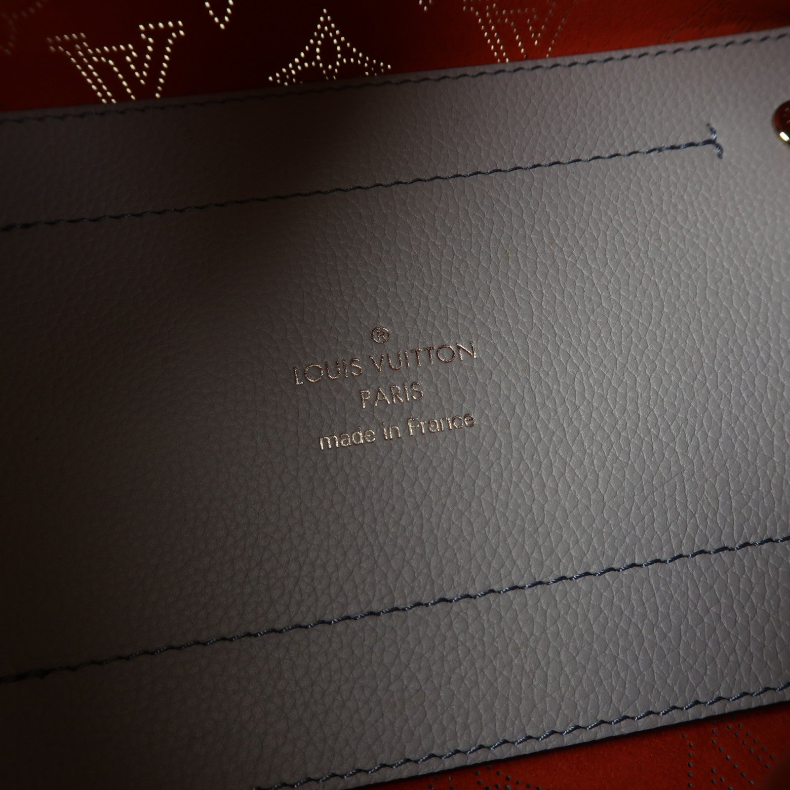 LOUIS VUITTON Mahina Hina PM銀扣手挽肩背兩用袋藍色