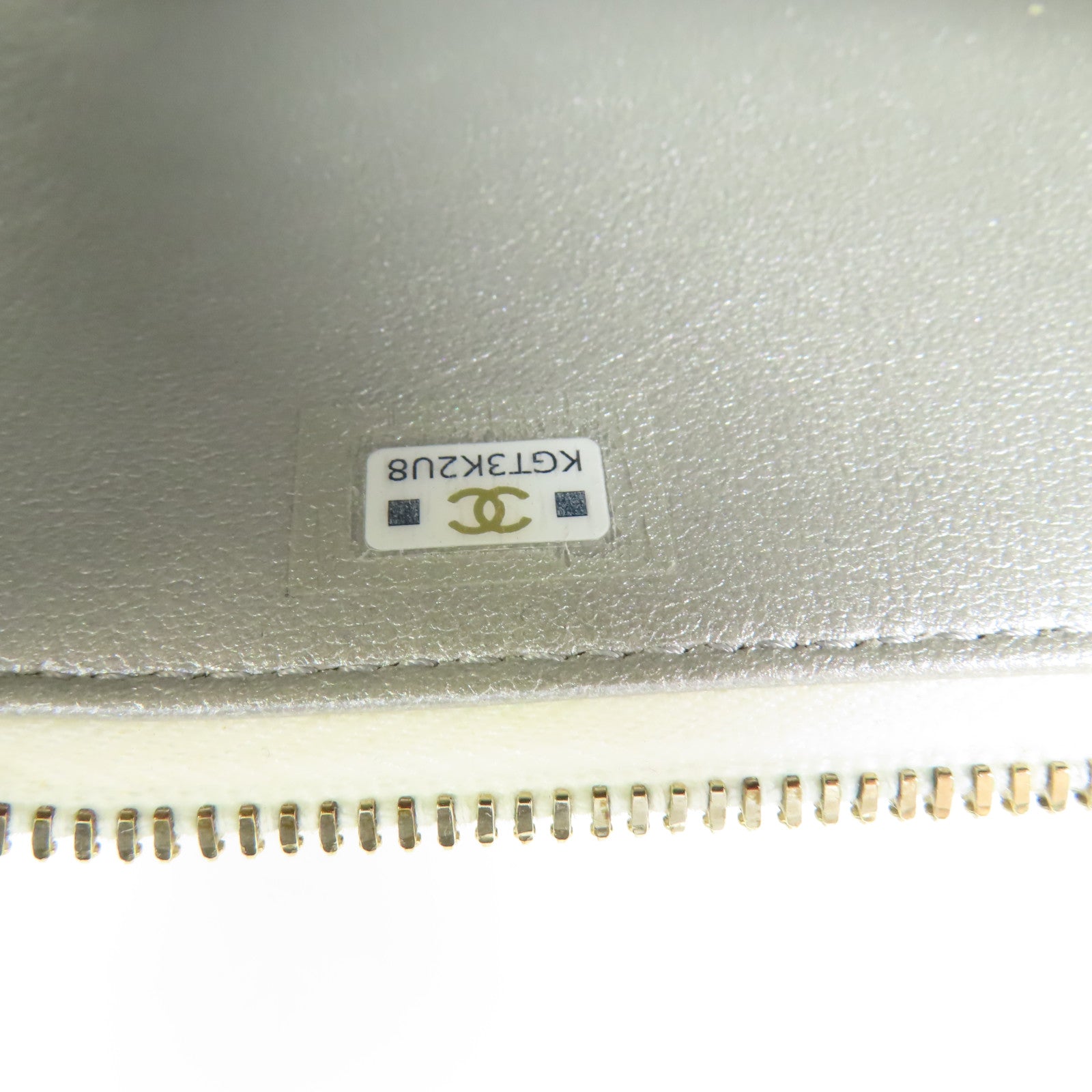 CHANEL 羊皮皮革Vanity Case Handle金扣鏈帶手挽肩背兩用袋