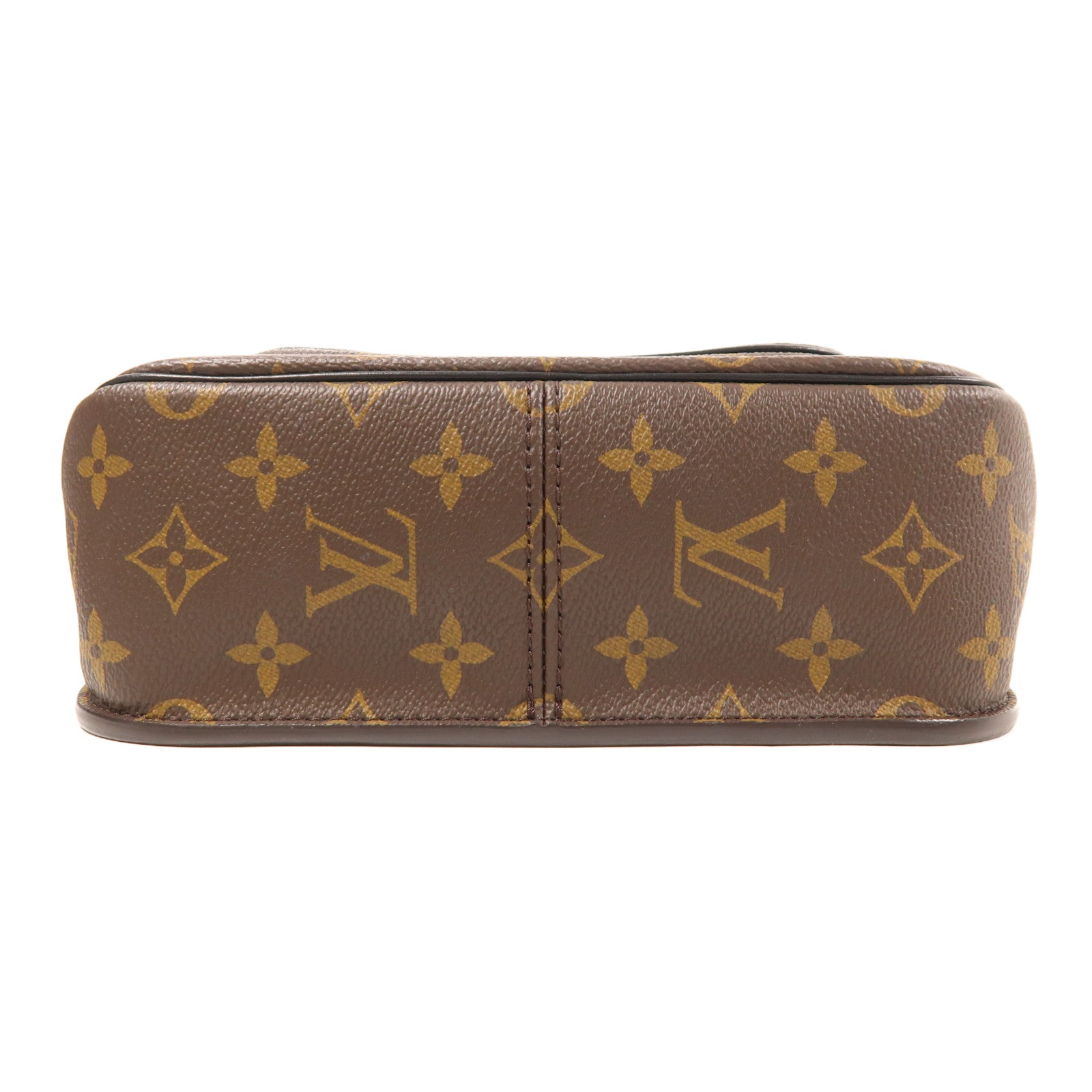 LOUIS VUITTON Monogram Passy金扣肩背袋棕色