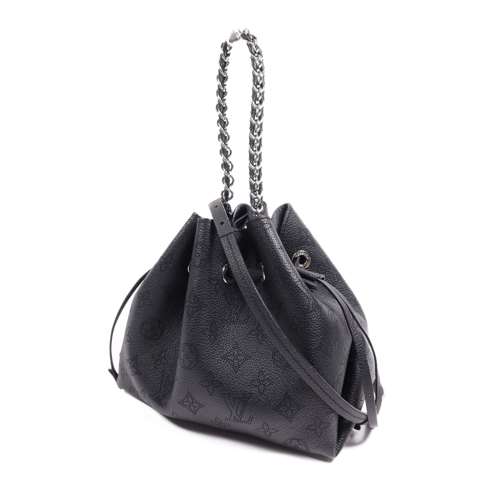 LOUIS VUITTON Mahina Bella銀扣手挽肩背兩用袋