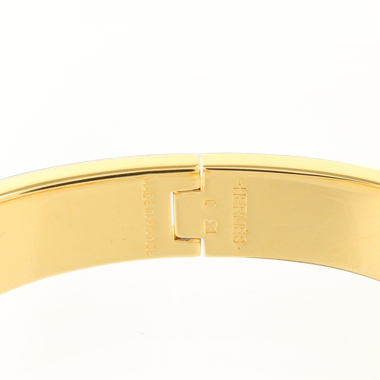 HERMES 金屬/琺瑯Clic H Bracelet金扣手鏈