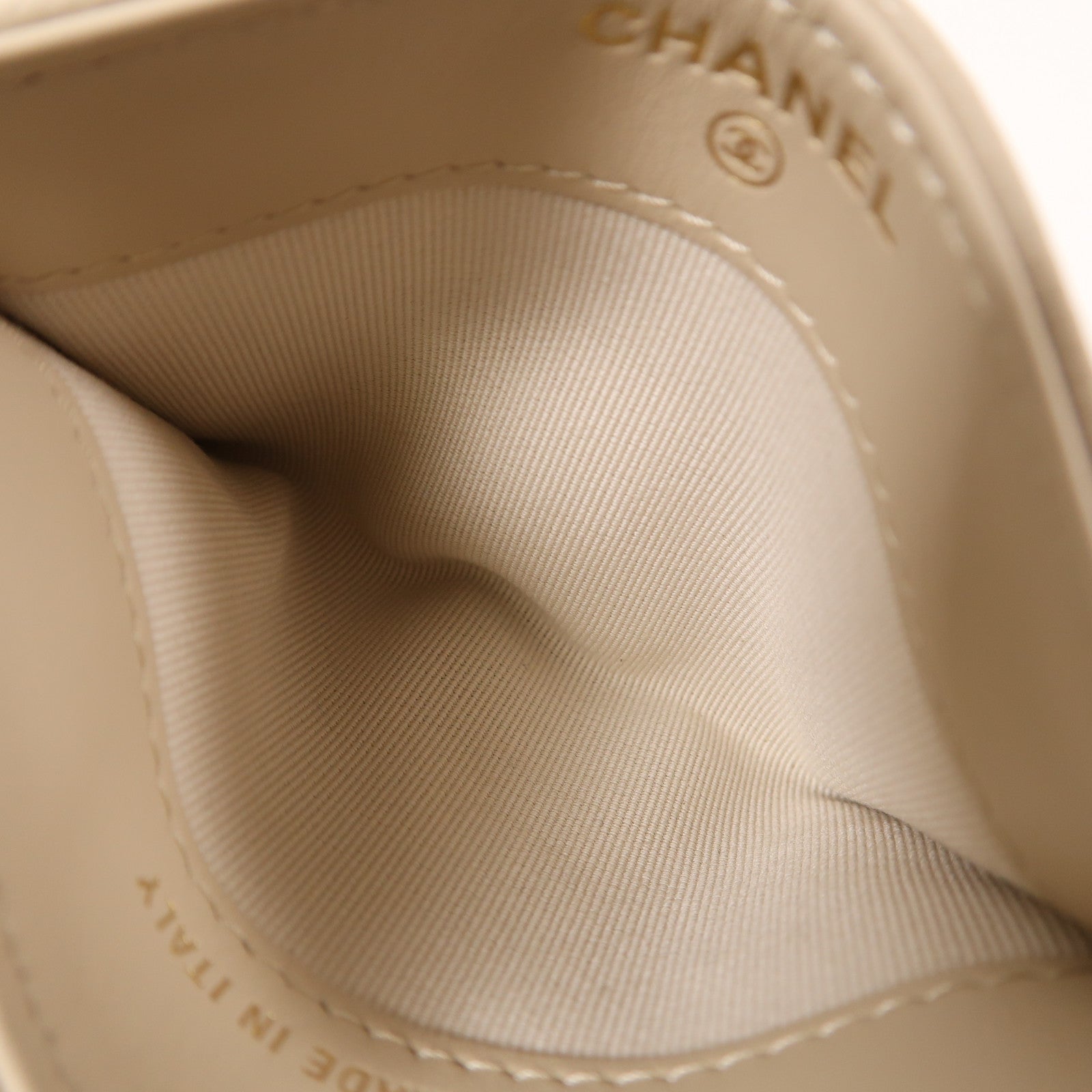 CHANEL 牛皮皮革Card Case金扣卡片套