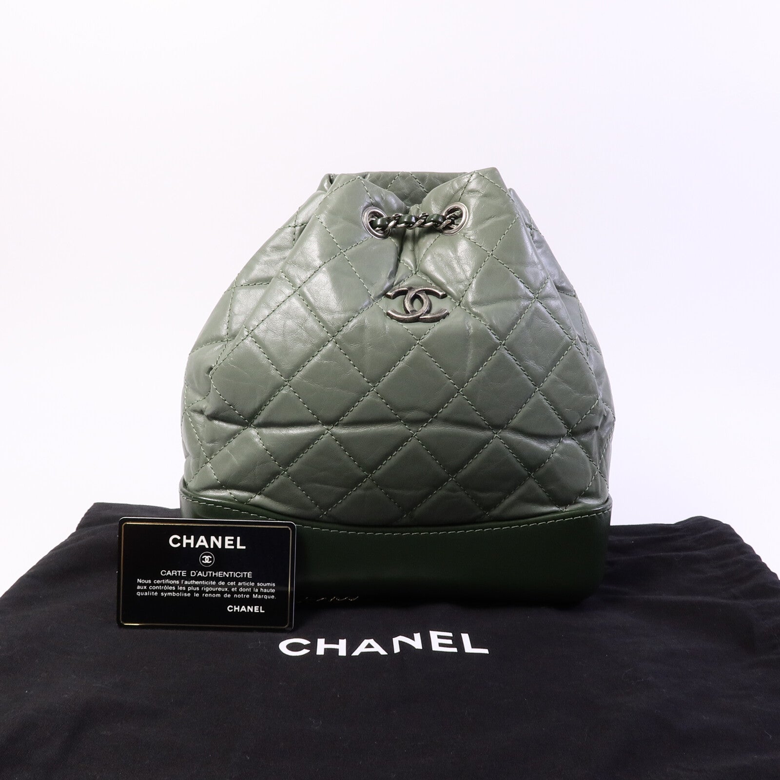 CHANEL 羊皮皮革Gabrielle BackPack背包