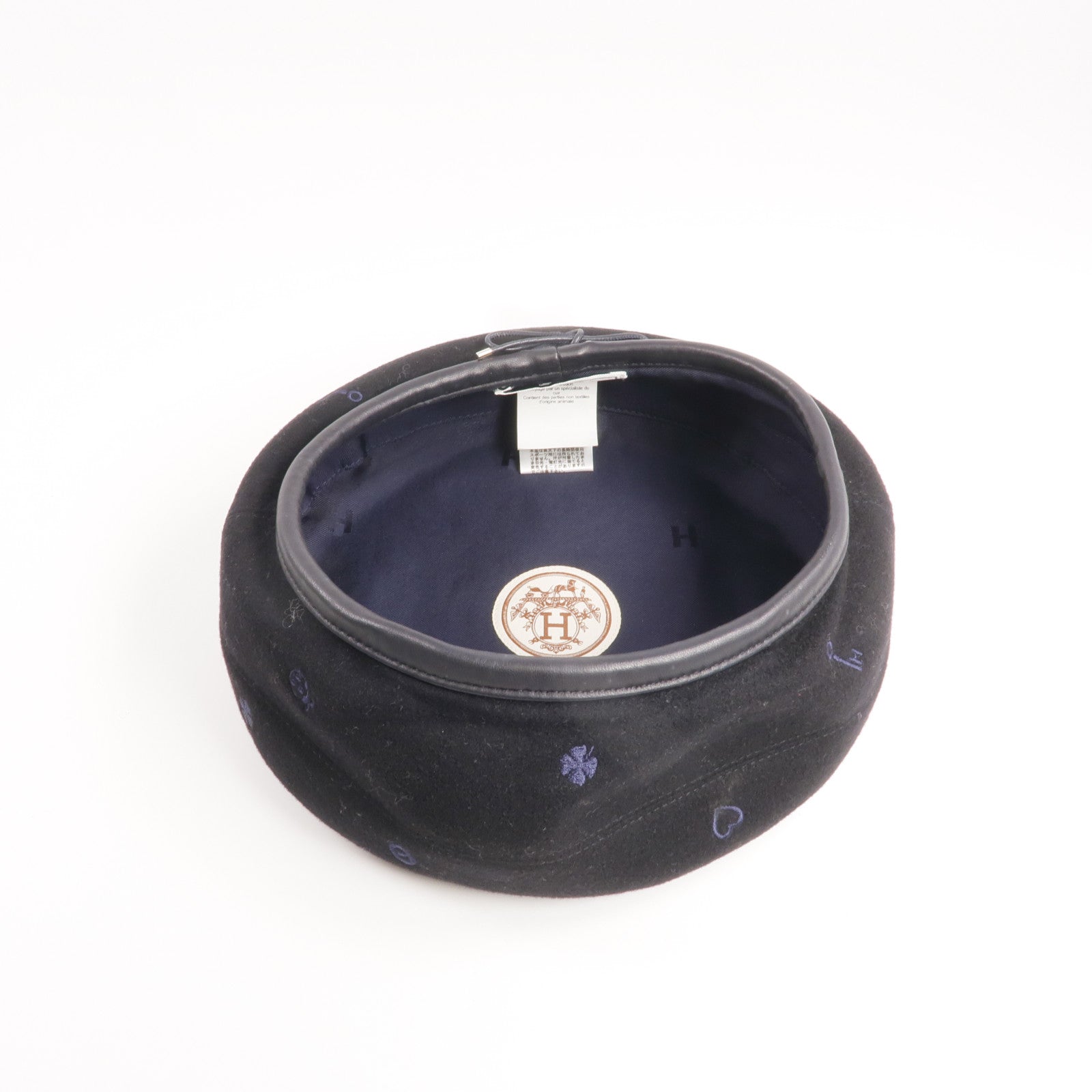 HERMES Cashmere Beret Hat帽子