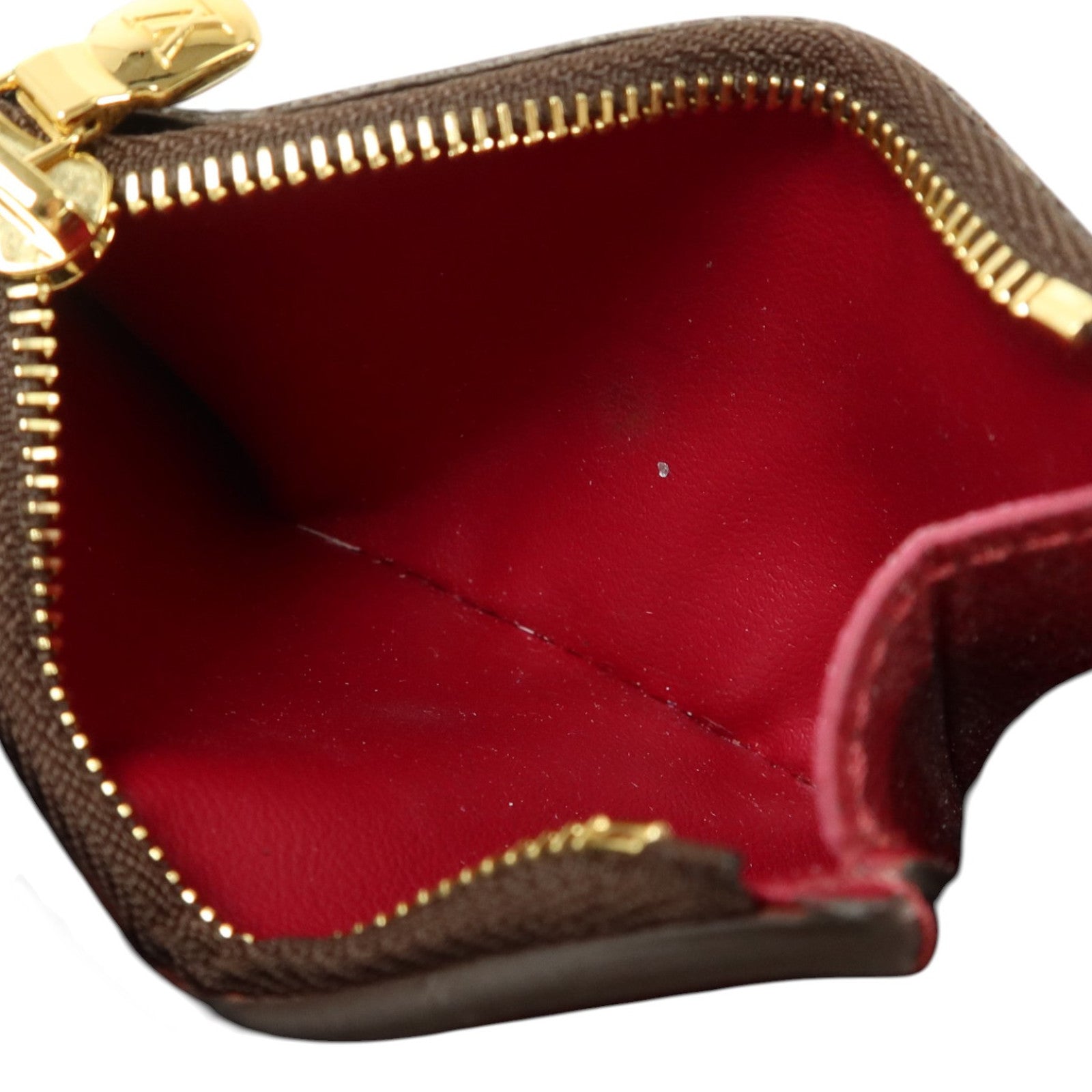 LOUIS VUITTON Monogram/牛皮皮革Zoe Wallet金扣錢包