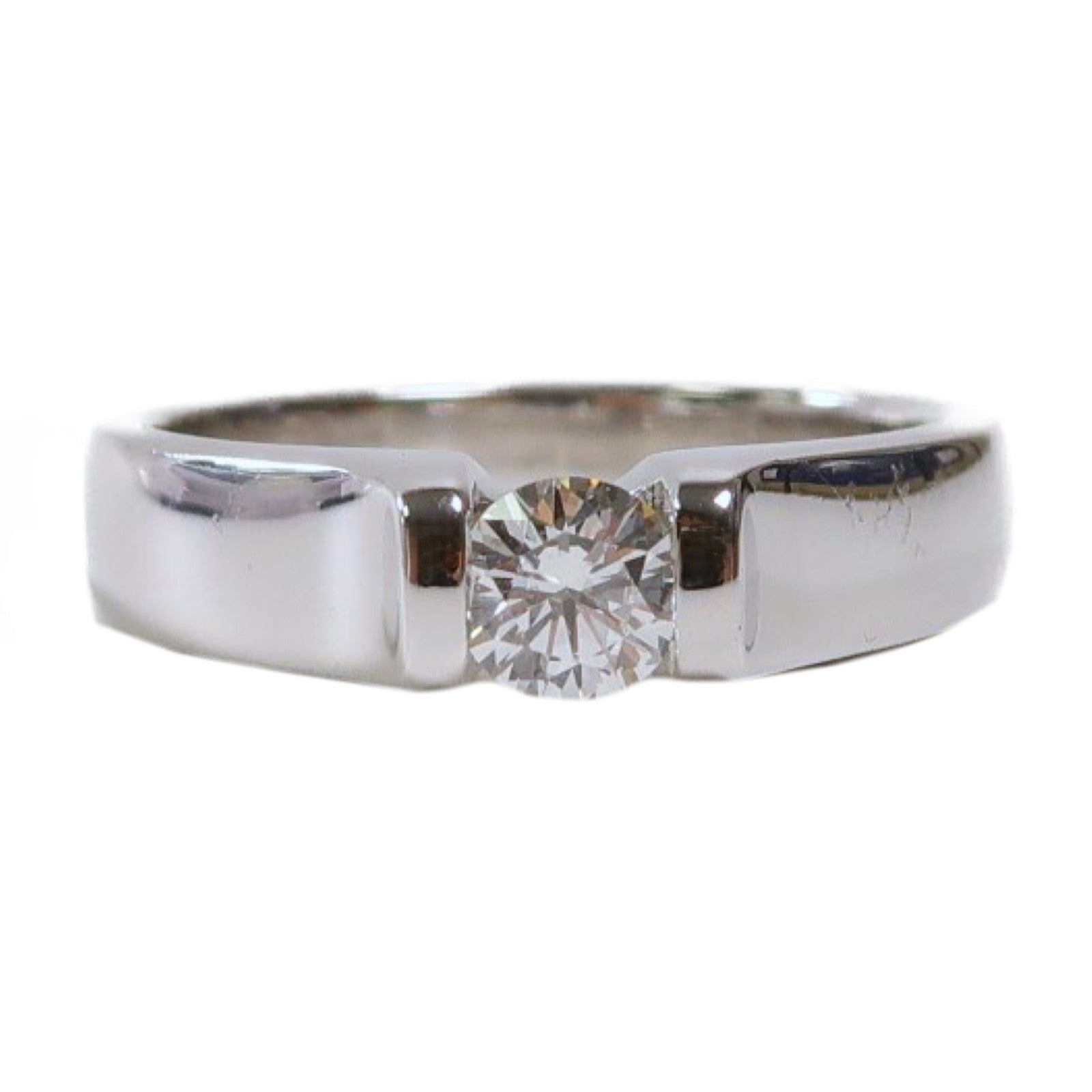 JEWELRY (PRICE DOWN) 0.32ct 0.01ct Diamond Ring PT900 Platinum US#6