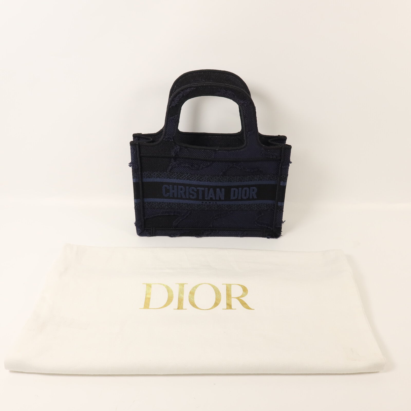 Dior 帆布Mini Book Tote手挽袋