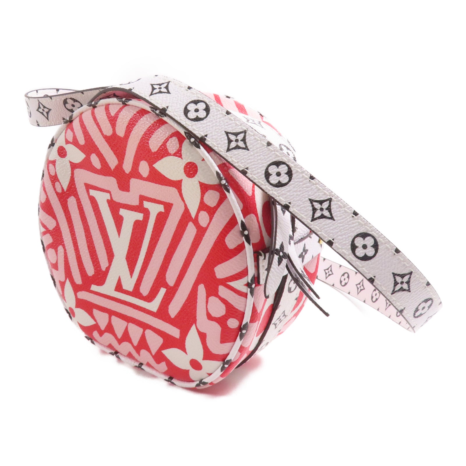 LOUIS VUITTON Monogram Giant Crafty Boite Chapoe Soupe金扣肩背袋