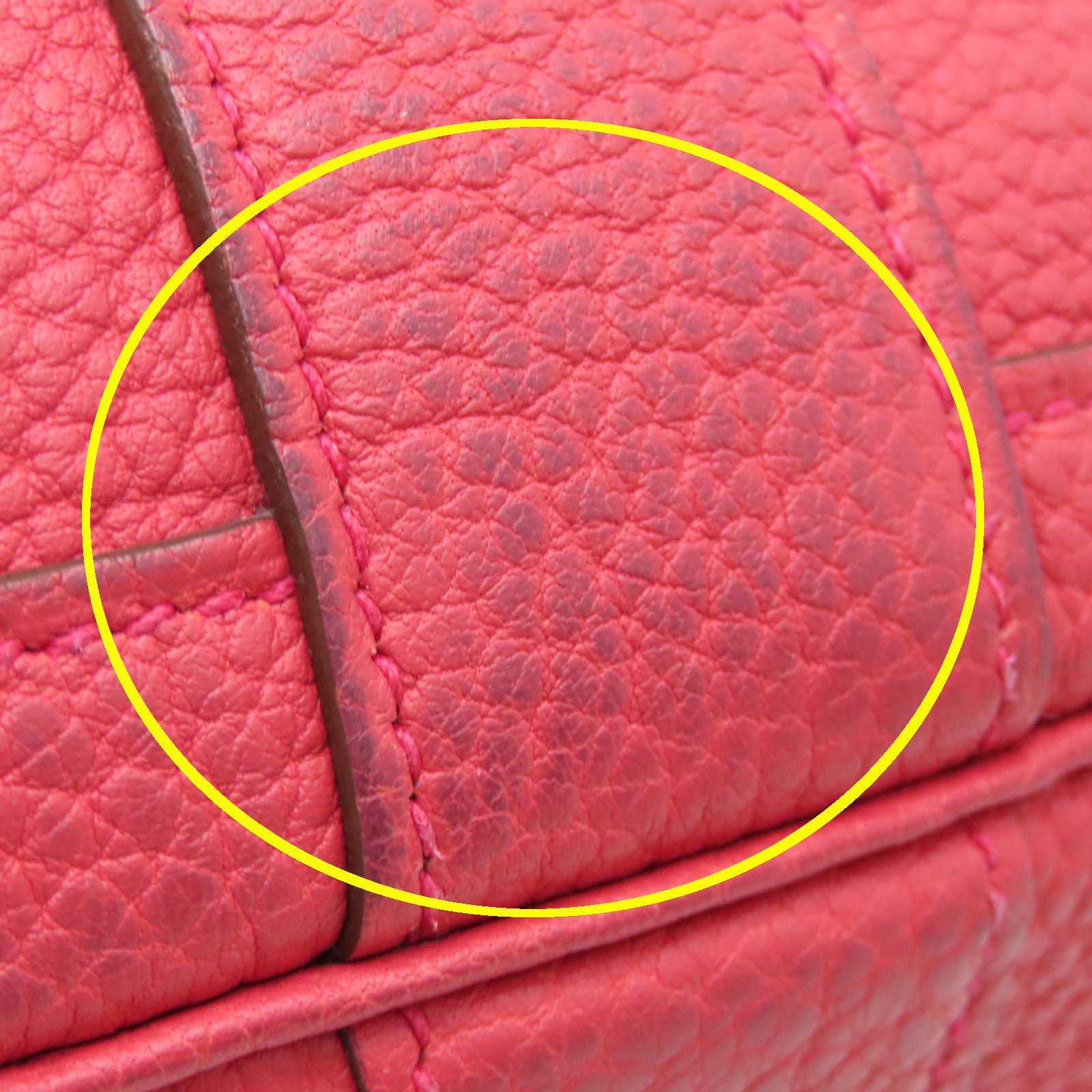 HERMES Clemence皮革GardenP arty PM銀扣手挽袋Rose Jaipur粉紅色