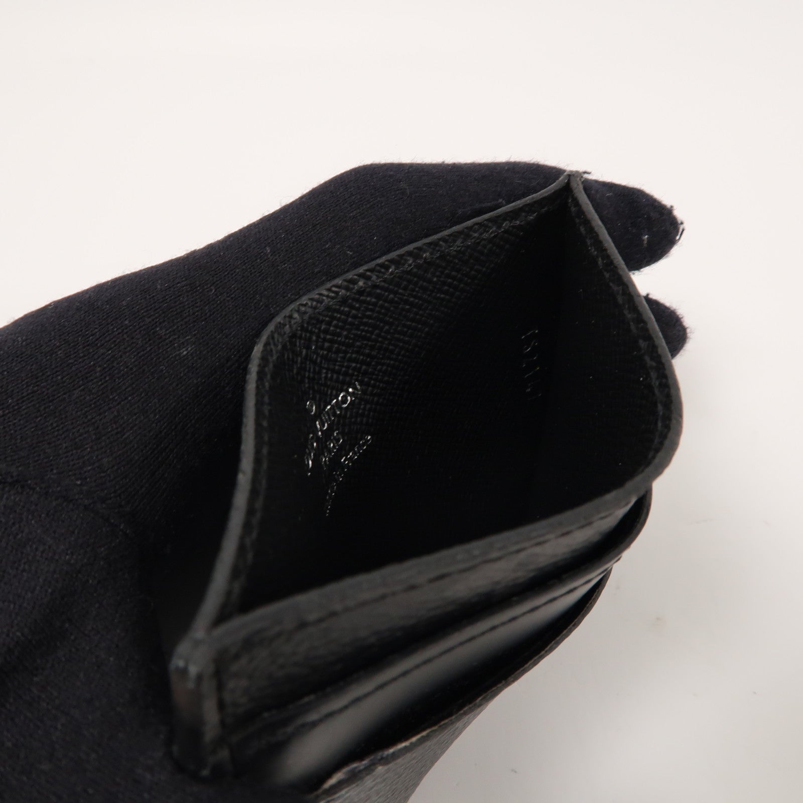 LOUIS VUITTON Monogram Eclipse Double Card Holder卡片套黑色