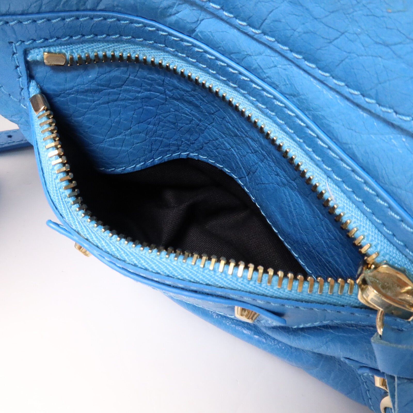 BALENCIAGA 羊皮皮革Motocross Classic Hip Crossbody肩背袋