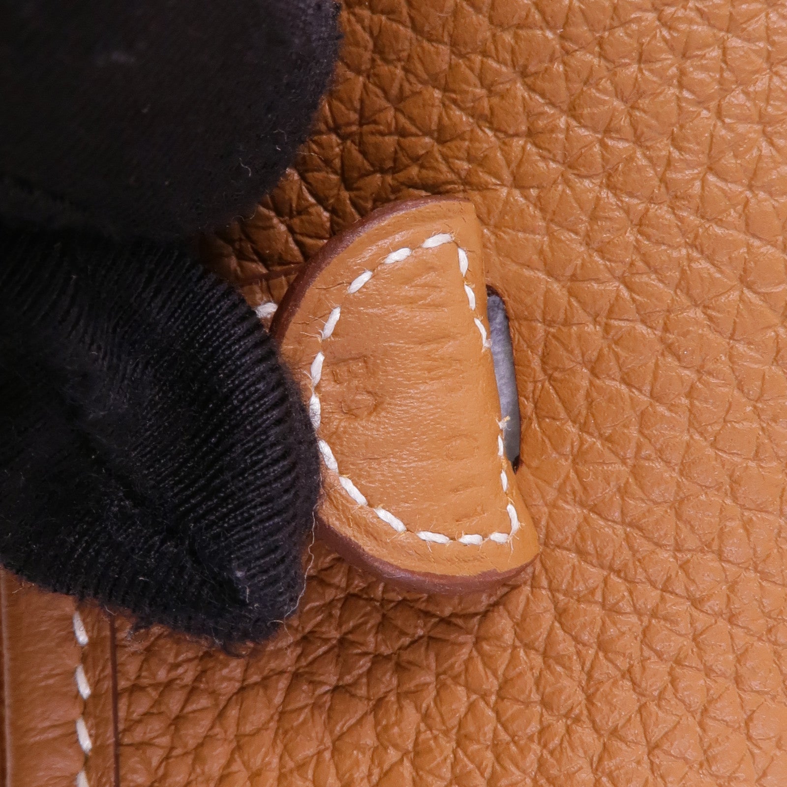 HERMES Clemence皮革Evelyne TPM金扣肩背袋Gold