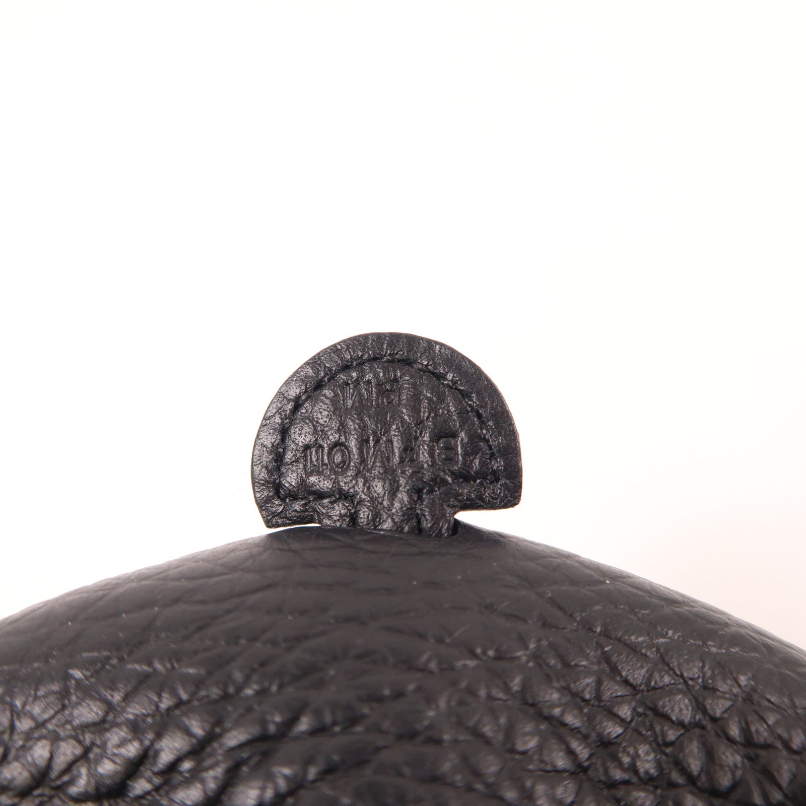 HERMES Clemence皮革Evelyne TPM銀扣肩背袋黑色