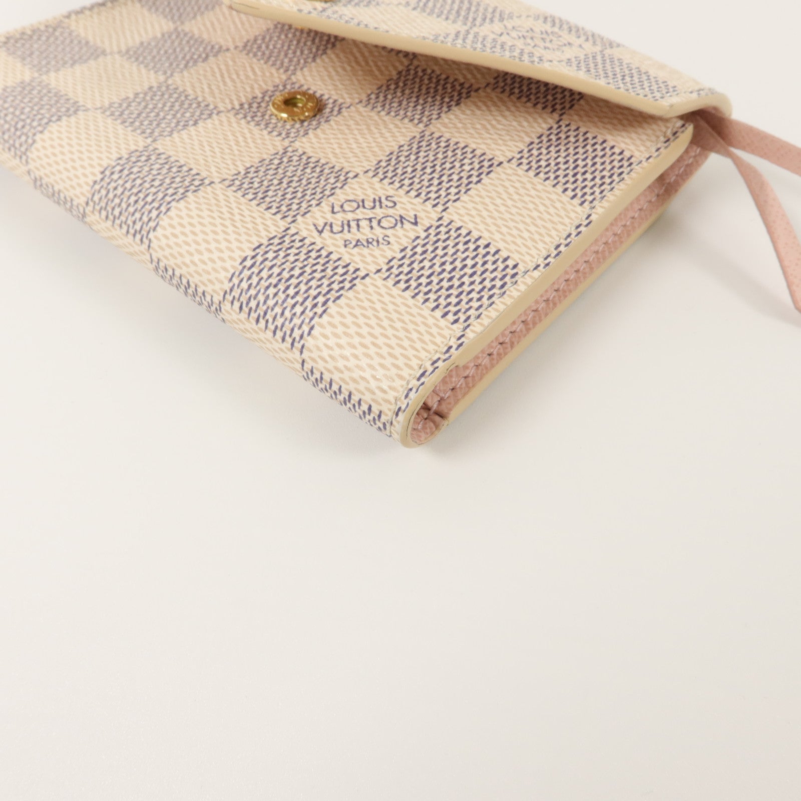 LOUIS VUITTON Damier Azur Victorine Wallet錢包