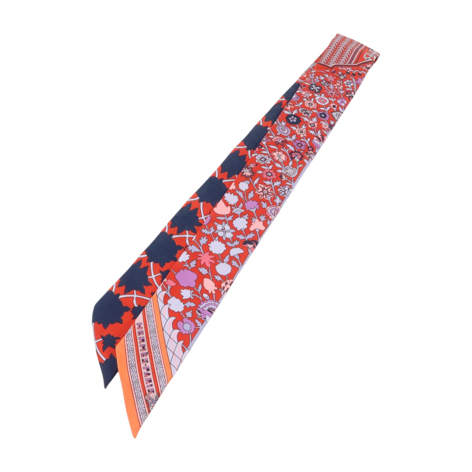 HERMES 絲質Twilly絲巾