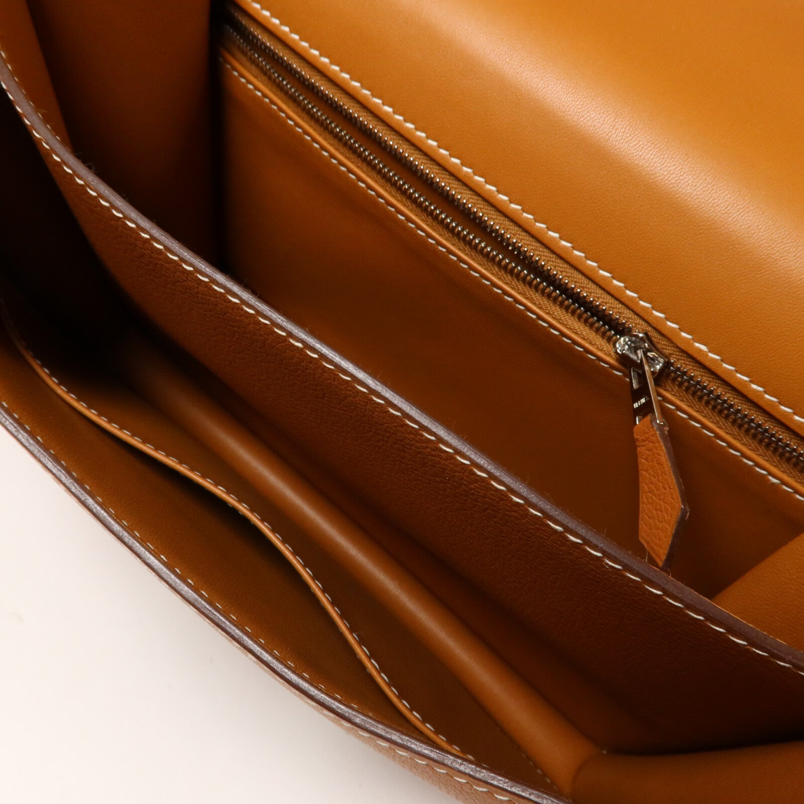 HERMES Evercolor皮革Constance 24肩背袋Gold