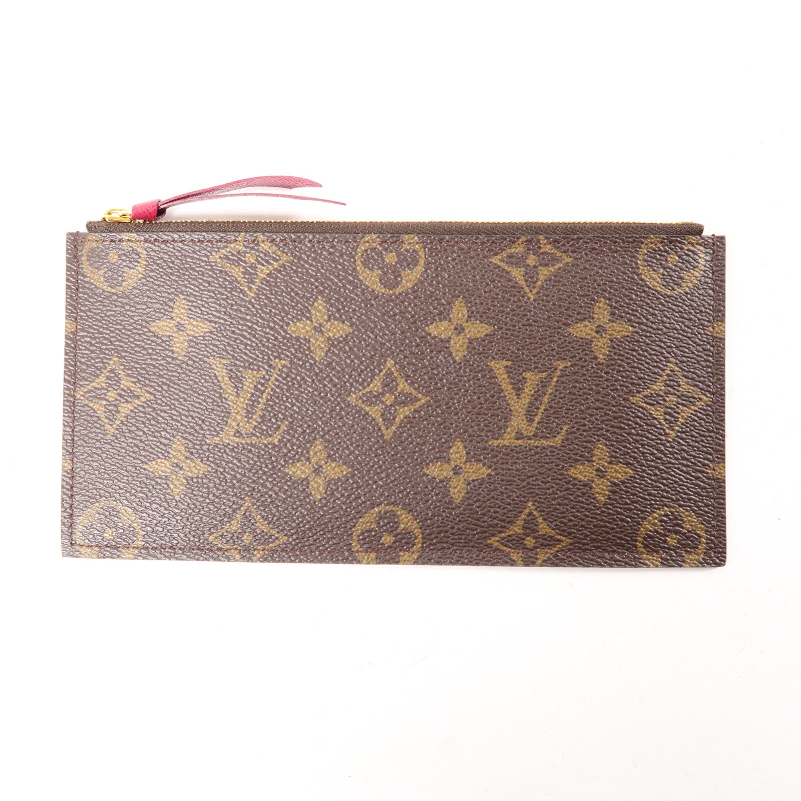 LOUIS VUITTON Monogram Felicie Pochette金扣鏈帶肩背袋棕色