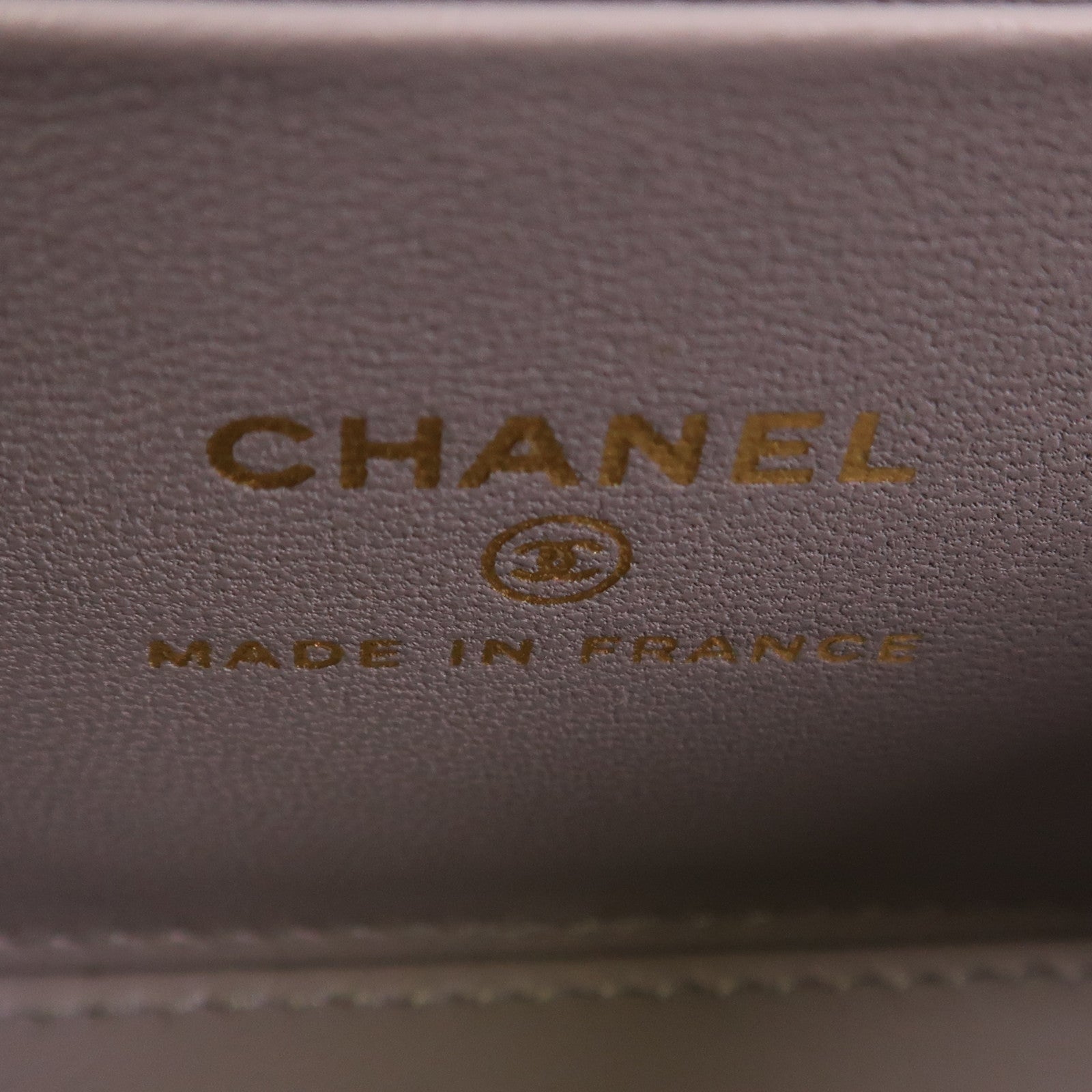 CHANEL 羊皮皮革Vanity Case金扣手挽肩背兩用袋
