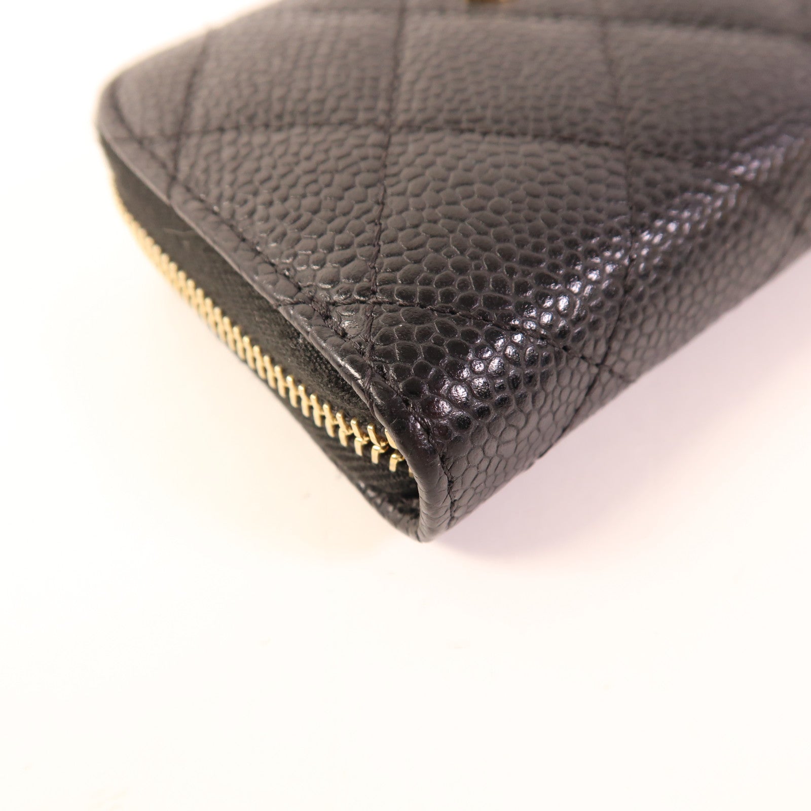 CHANEL 牛皮皮革Card/Coin Purse金扣零錢包/卡片套
