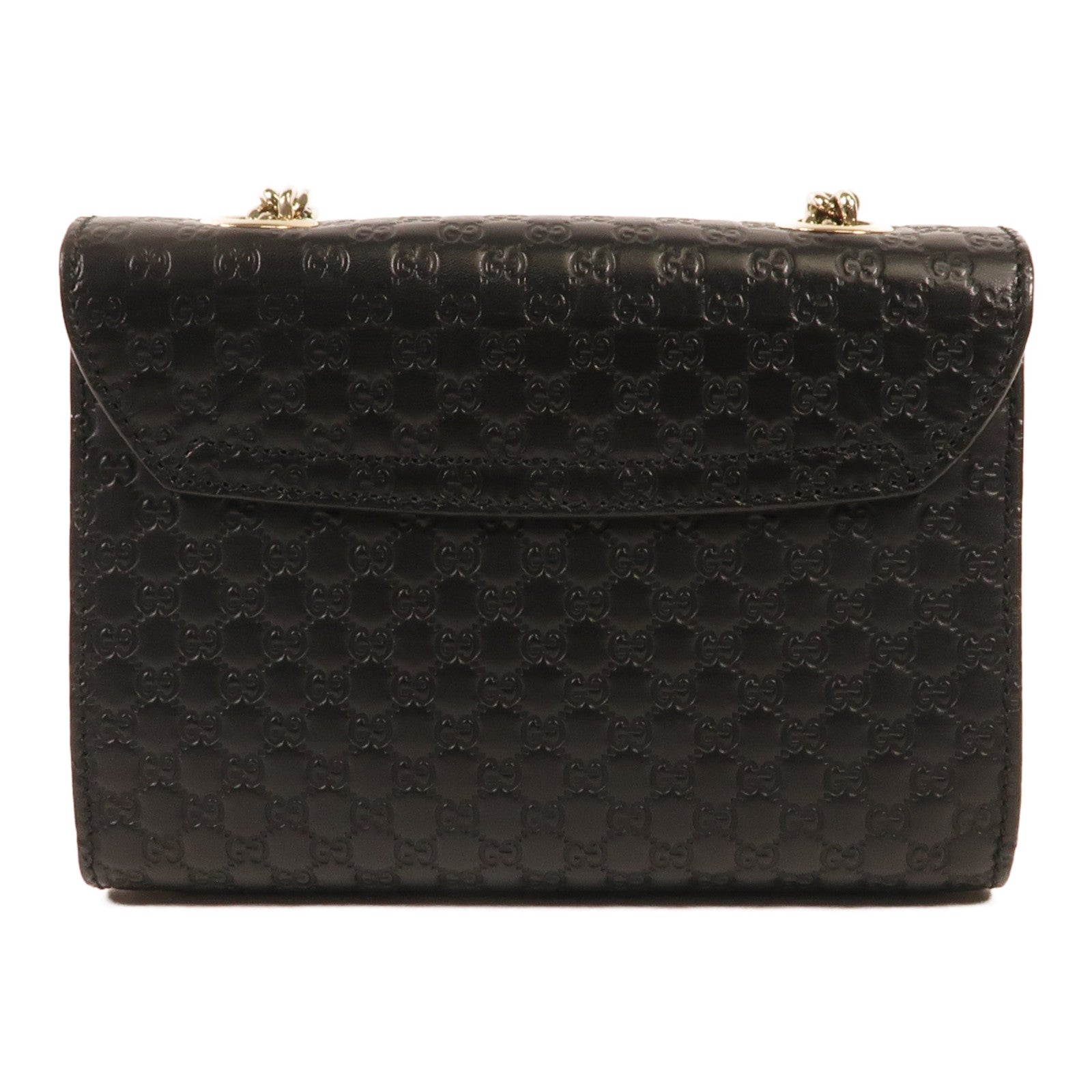 GUCCI 牛皮皮革Guccissima Mini Emily金扣鏈帶肩背袋